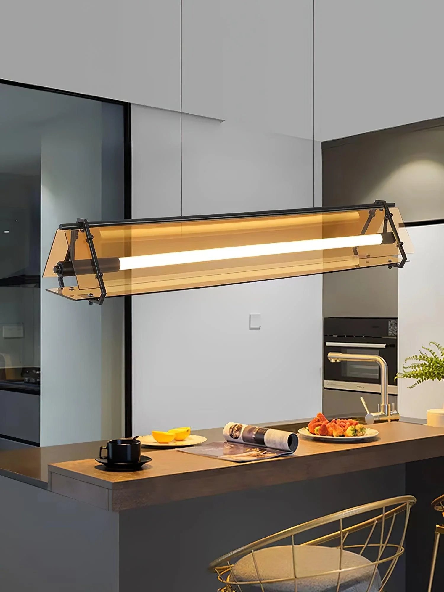 Lunaris Glass Minimalistic Pendant Light - Image 8