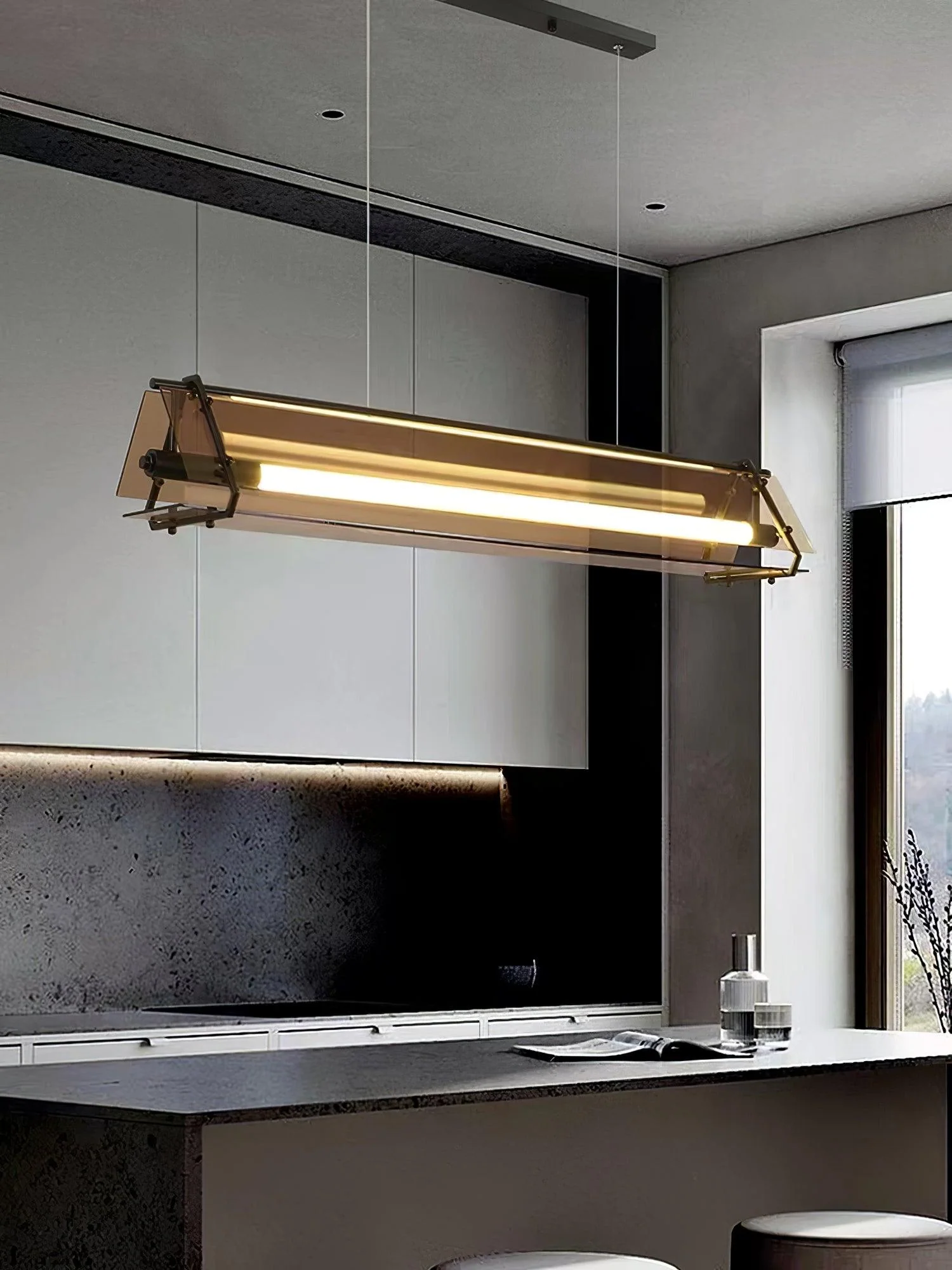 Lunaris Glass Minimalistic Pendant Light - Image 9