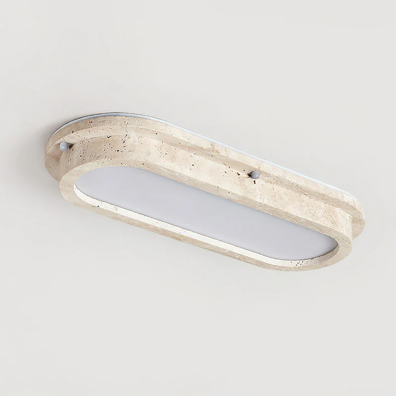 Lunaro Wabi-Sabi Travertine Ceiling Light - Image 12