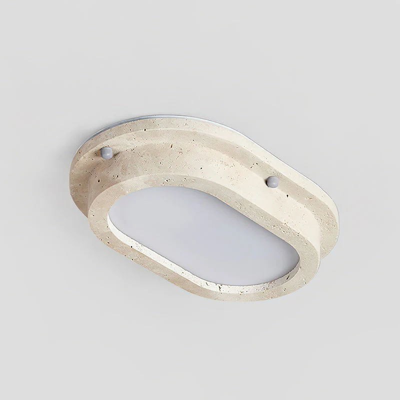 Lunaro Wabi-Sabi Travertine Ceiling Light - Image 13