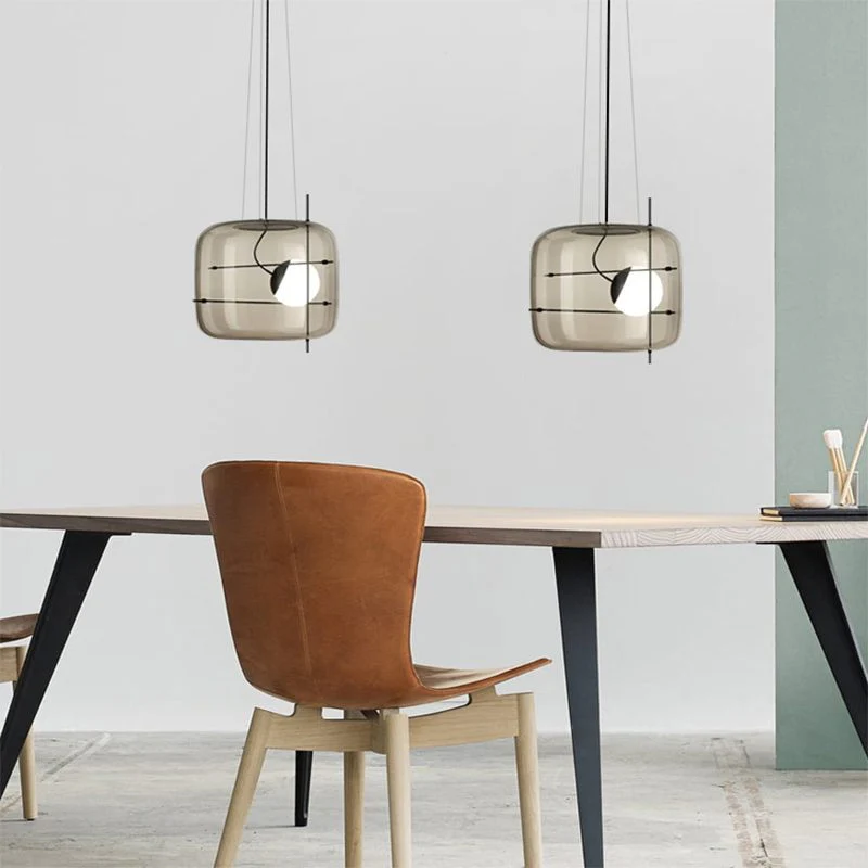 Lune Glass Contemporary Pendant Light - Image 45