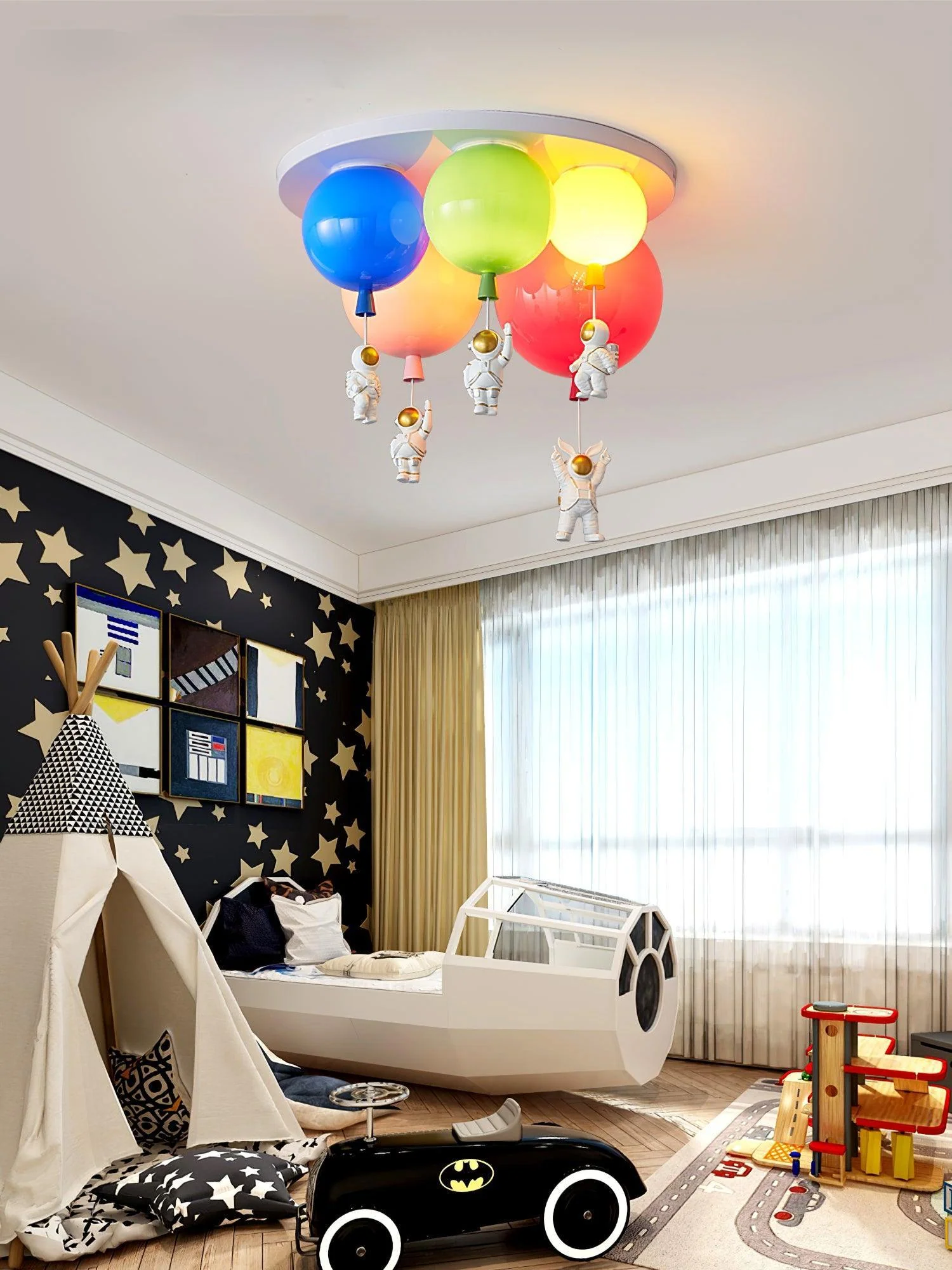 Lustra Ceiling Lamp Astronaut Glossy Balloon for Kid's Room - Image 12