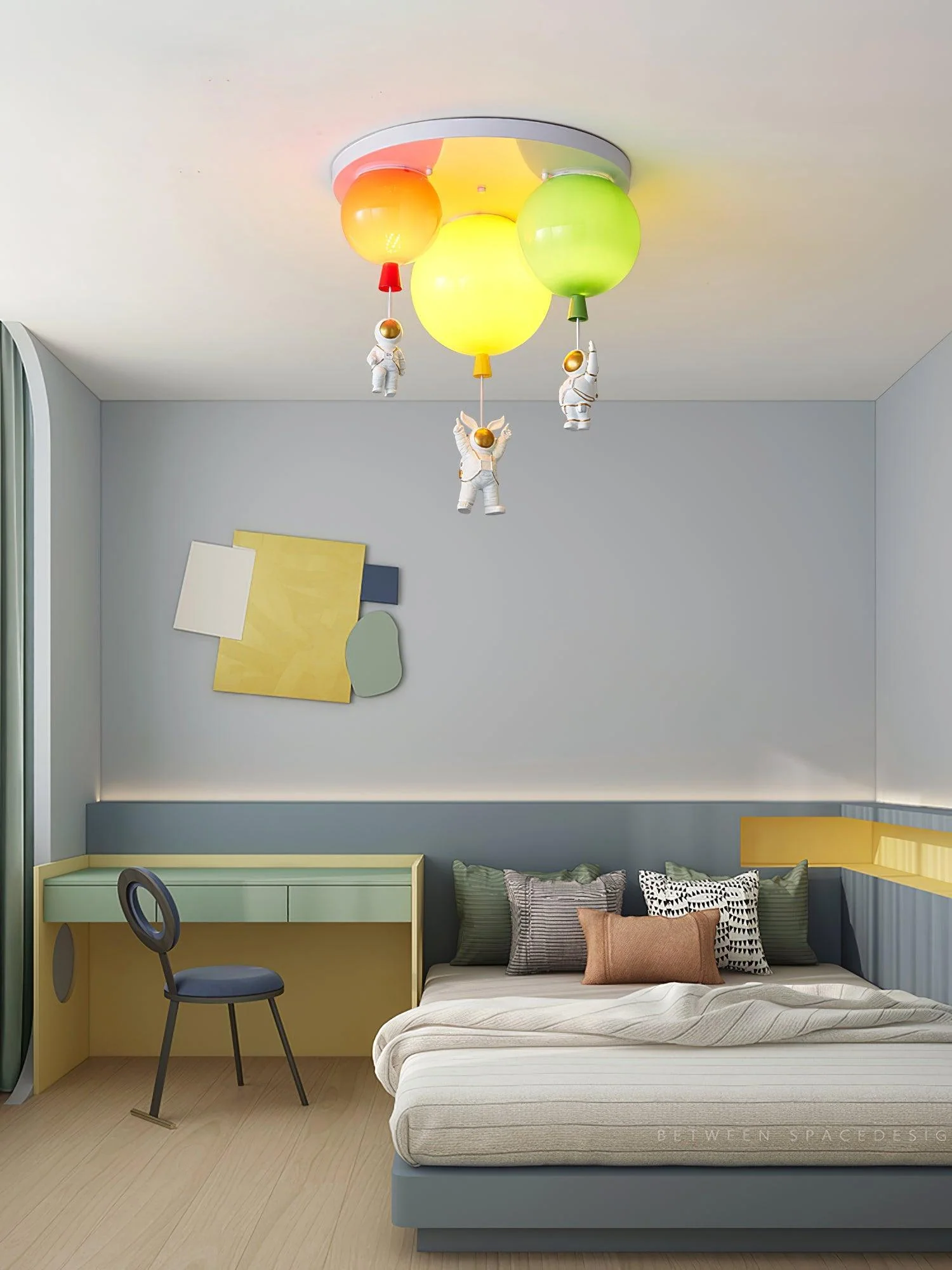 Lustra Ceiling Lamp Astronaut Glossy Balloon for Kid's Room - Image 23