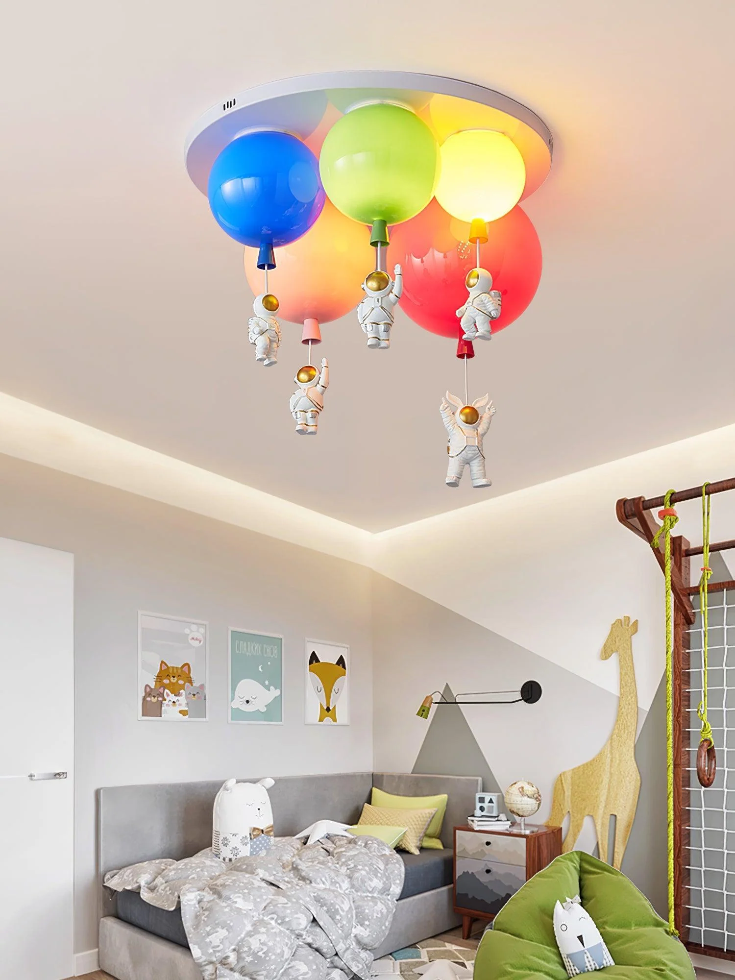 Lustra Ceiling Lamp Astronaut Glossy Balloon for Kid's Room - Image 28