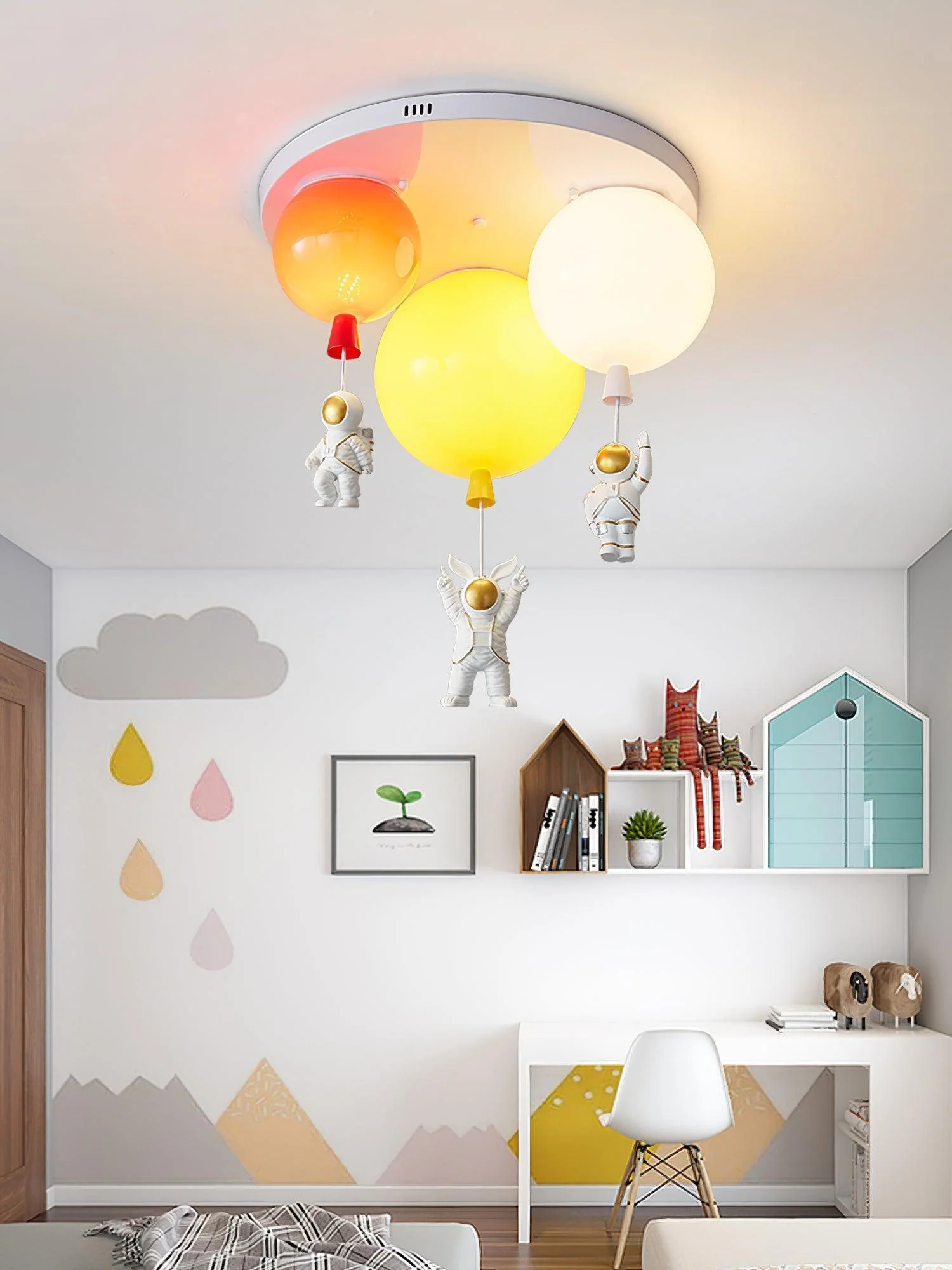 Lustra Ceiling Lamp Astronaut Glossy Balloon for Kid's Room - Image 34