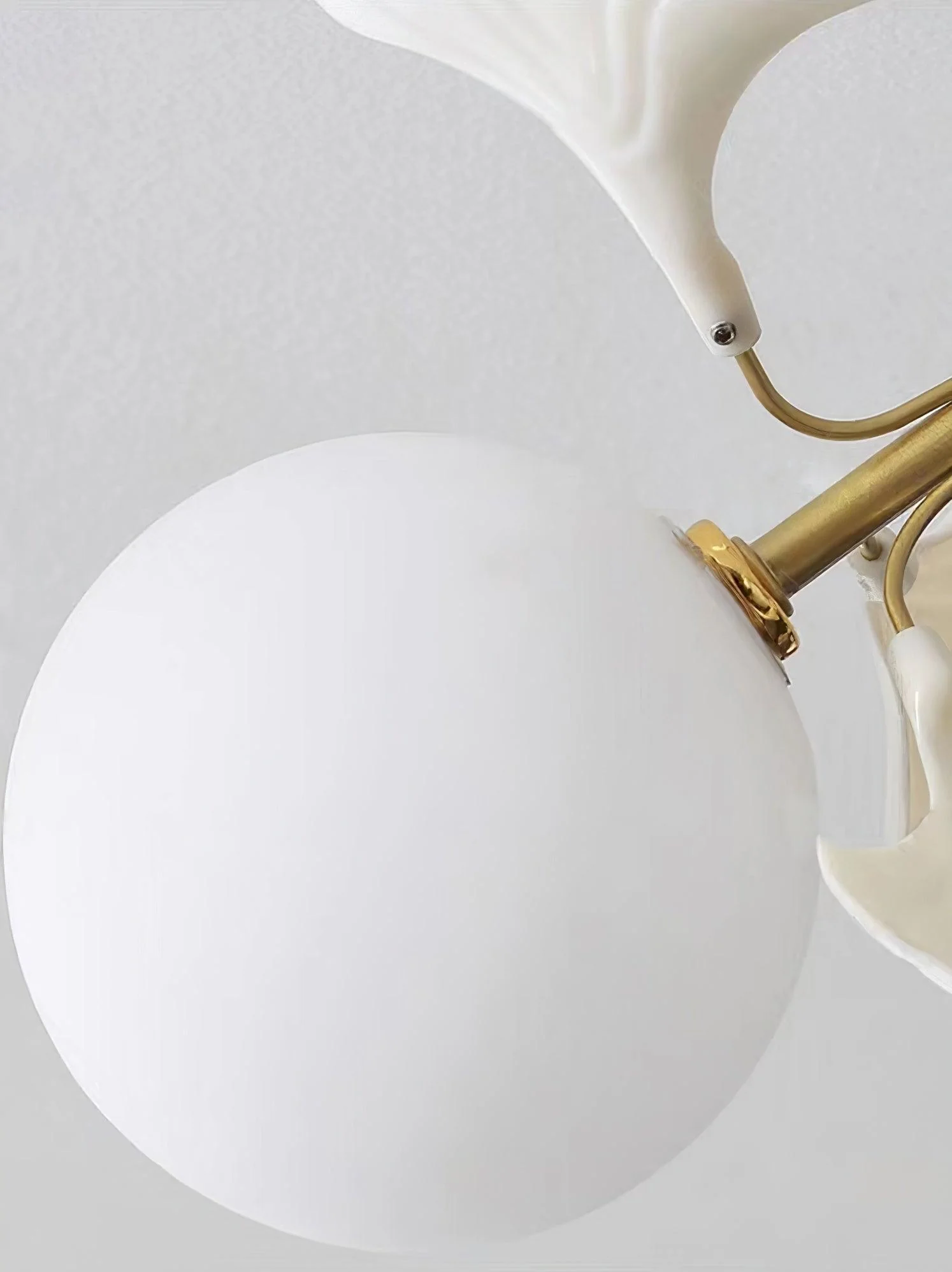 Lustra Ceiling Lamp Ginkgo Glass for Living Room - Image 10