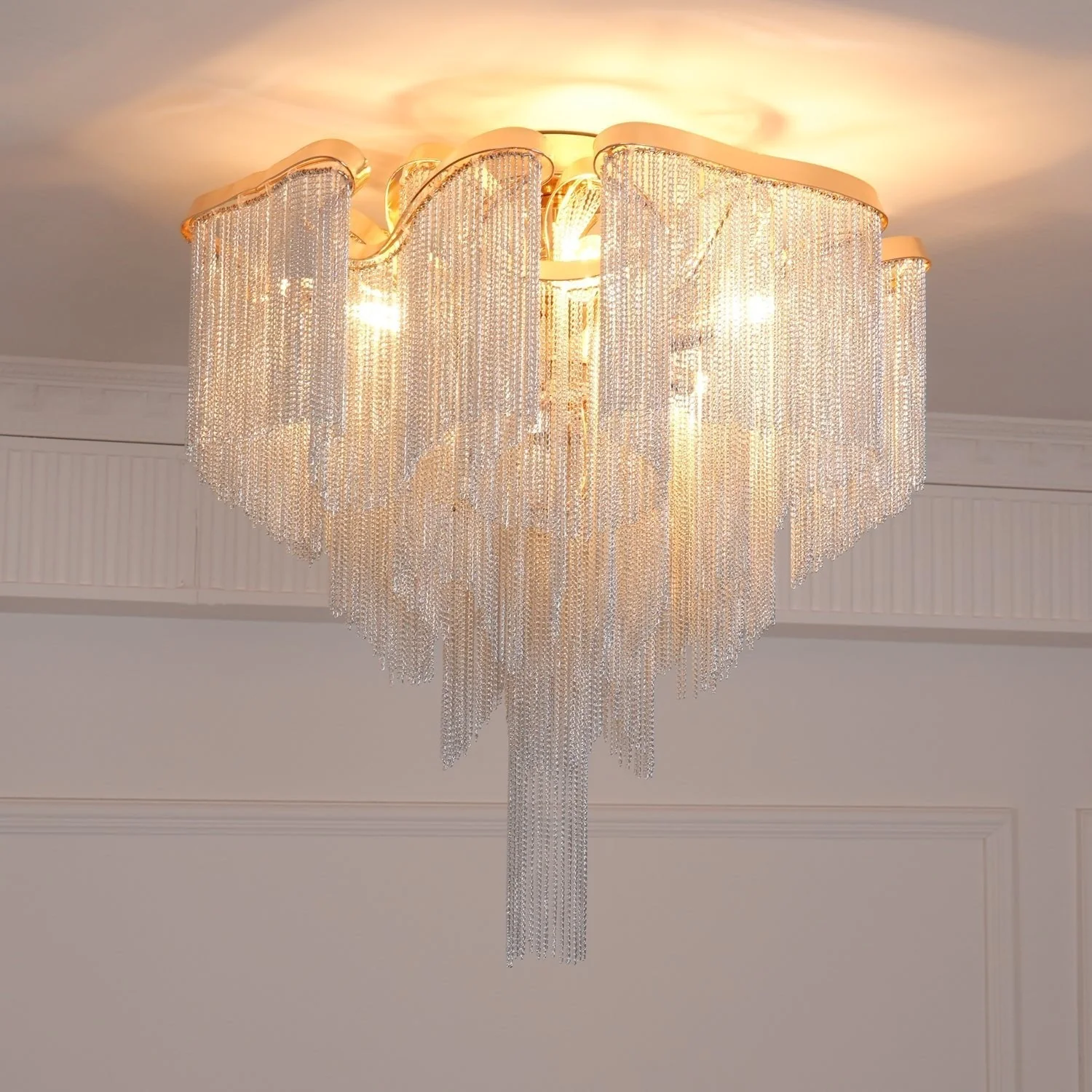 Lustra Ceiling Lamp Modern Tassel Art - Image 28