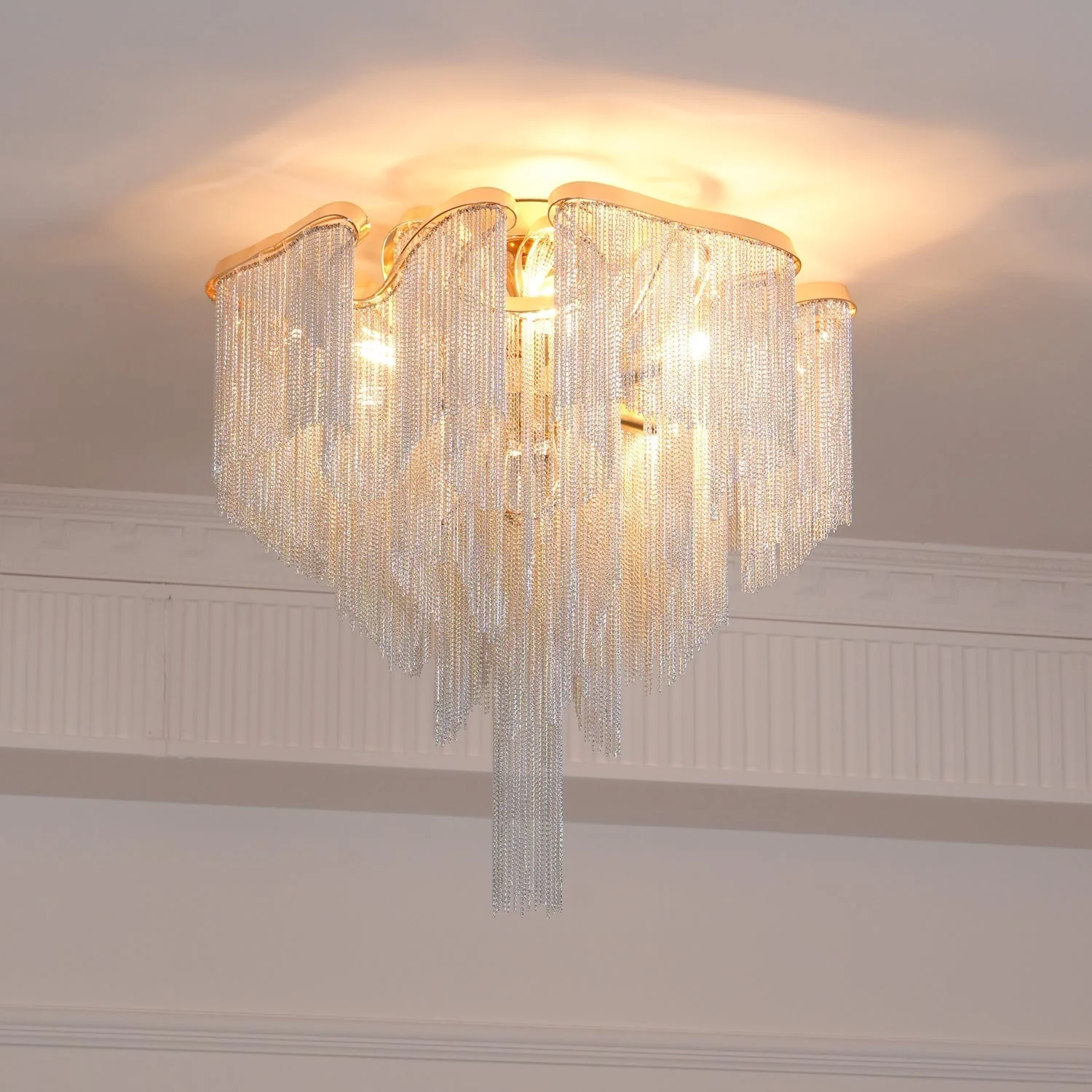Lustra Ceiling Lamp Modern Tassel Art - Image 30