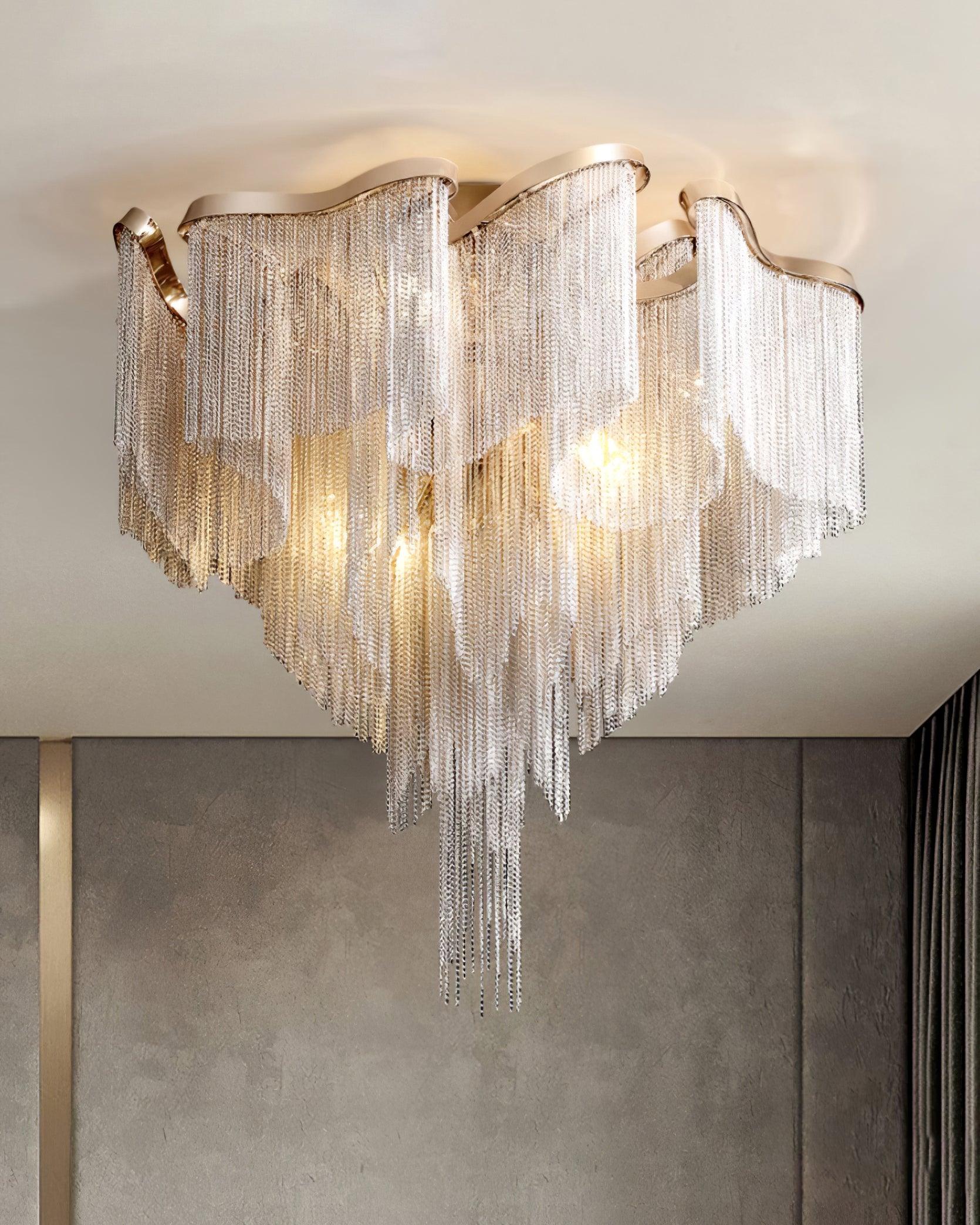 Lustra Ceiling Lamp Modern Tassel Art - Image 33