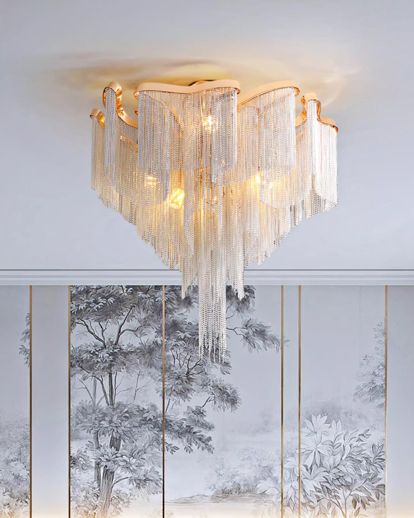Lustra Ceiling Lamp Modern Tassel Art - Image 4