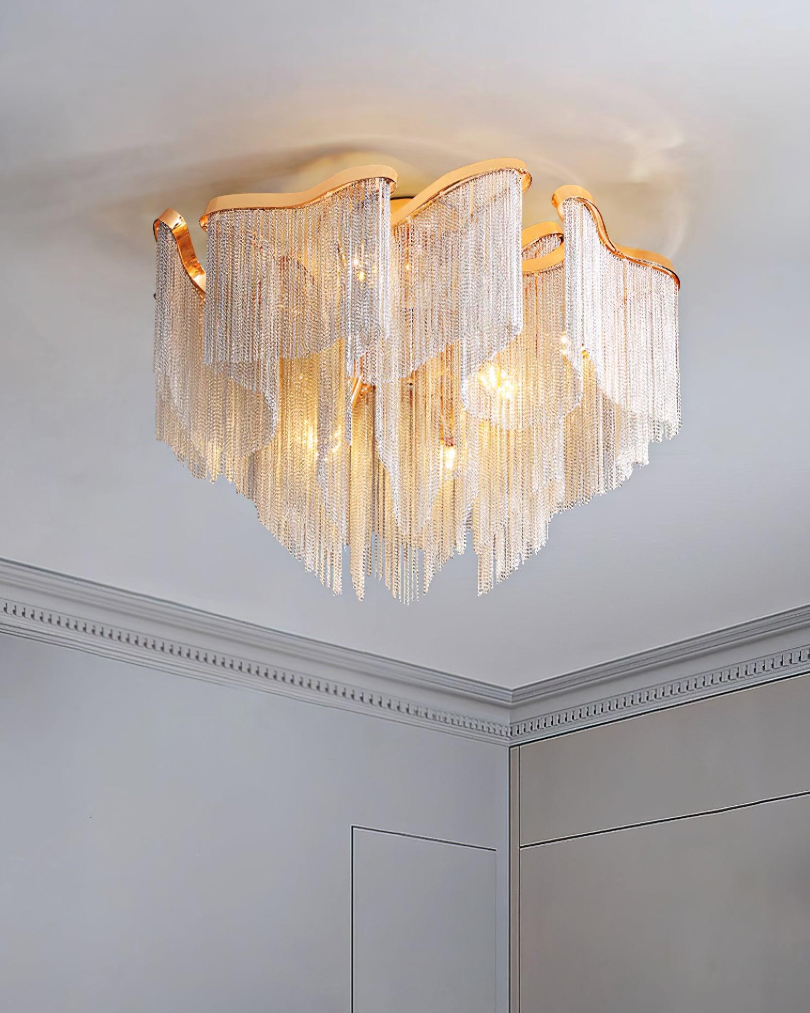 Lustra Ceiling Lamp Modern Tassel Art - Image 42