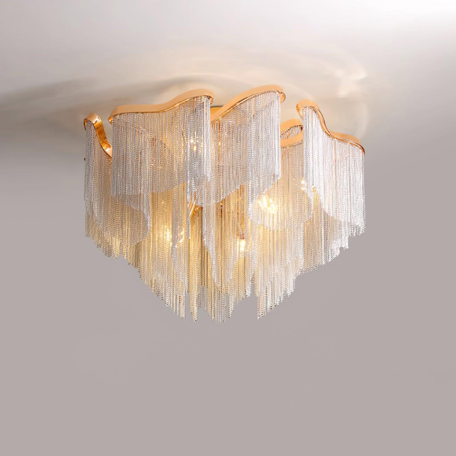 Lustra Ceiling Lamp Modern Tassel Art - Image 43