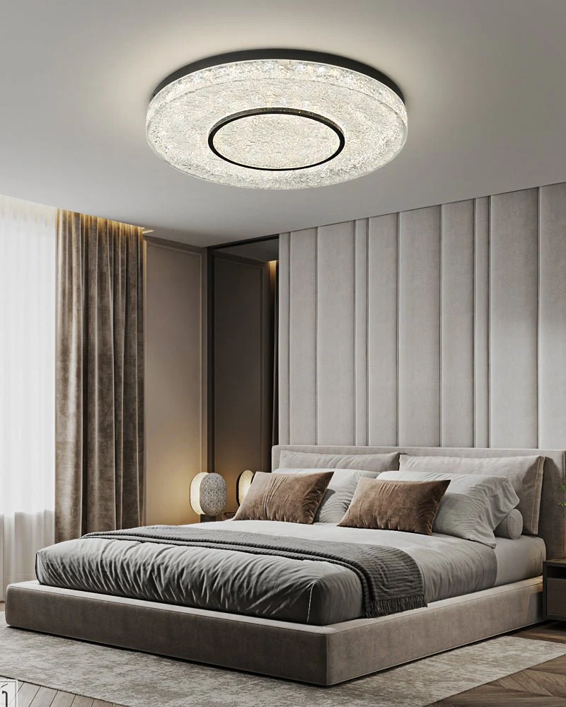 Lustra Ceiling Lamp Mysterious Circle Brass Resin - Image 5
