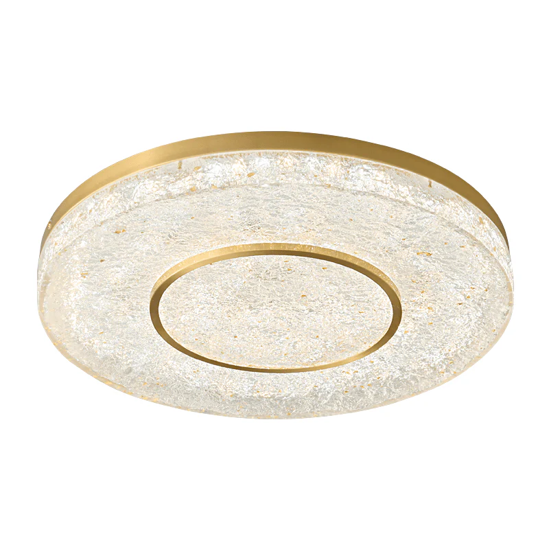 Lustra Ceiling Lamp Mysterious Circle Brass Resin - Image 6