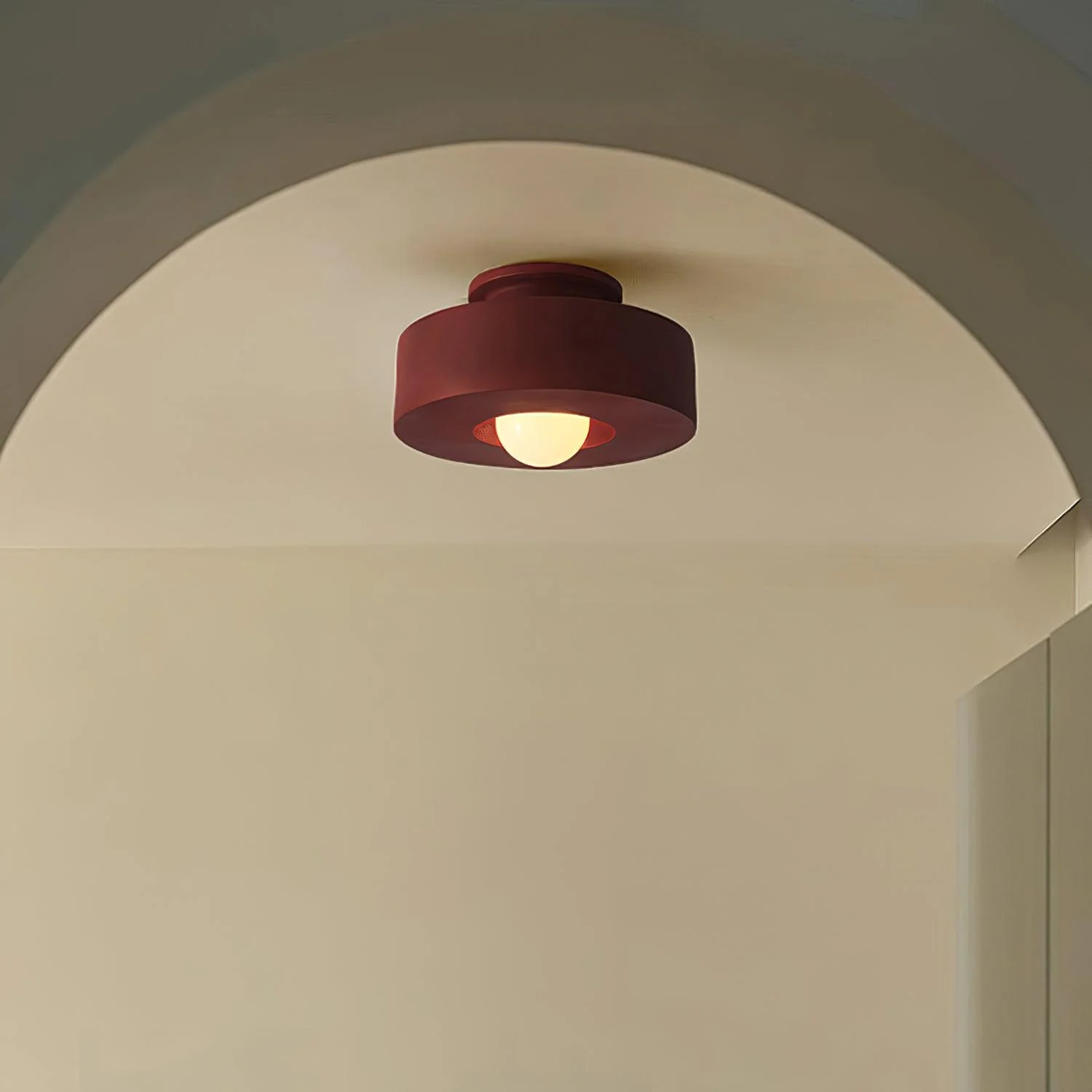 Lustra Ceiling Lamp Simon Resin Cylindrical - Image 9