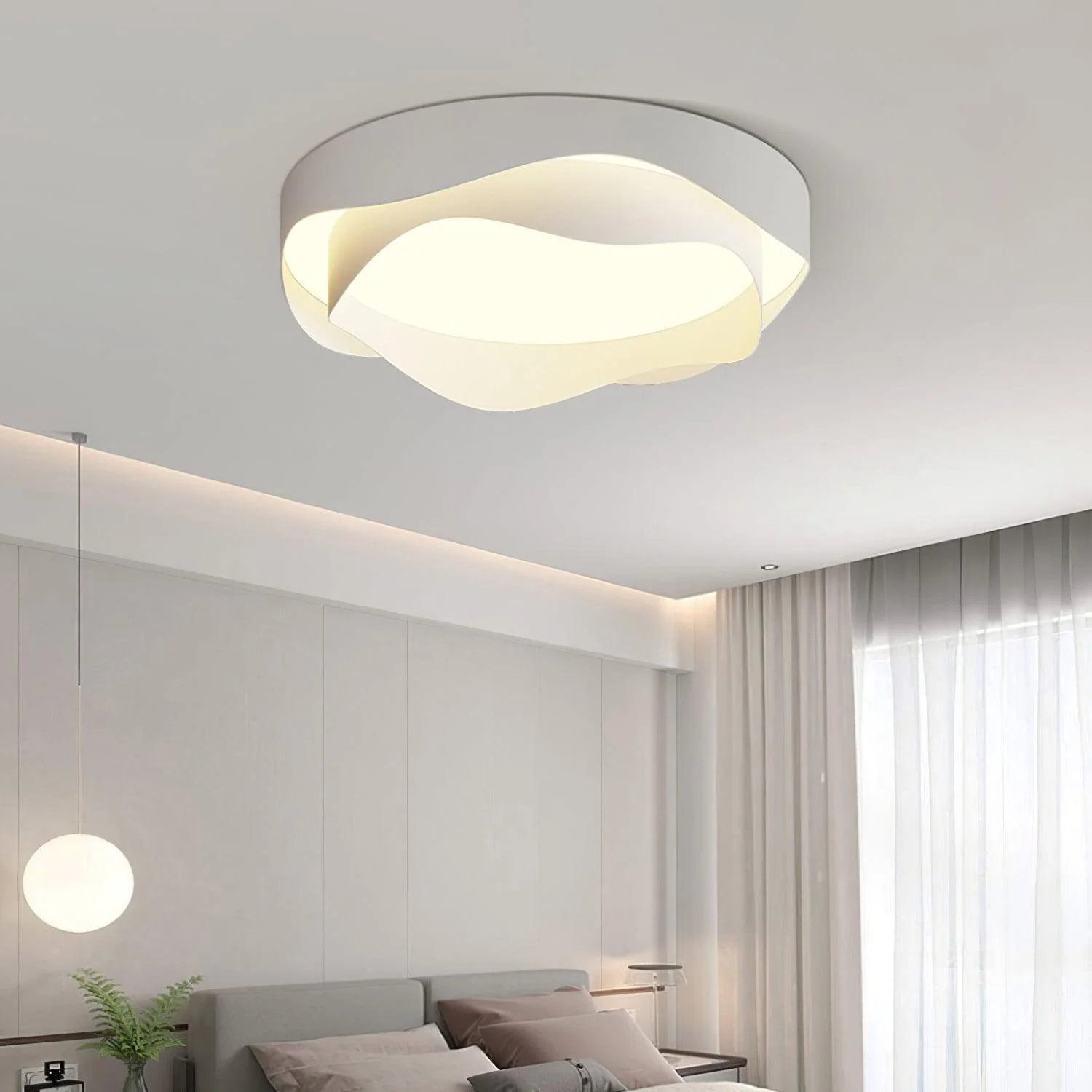 Lustra Ceiling Lamp White for Living Room - Image 16