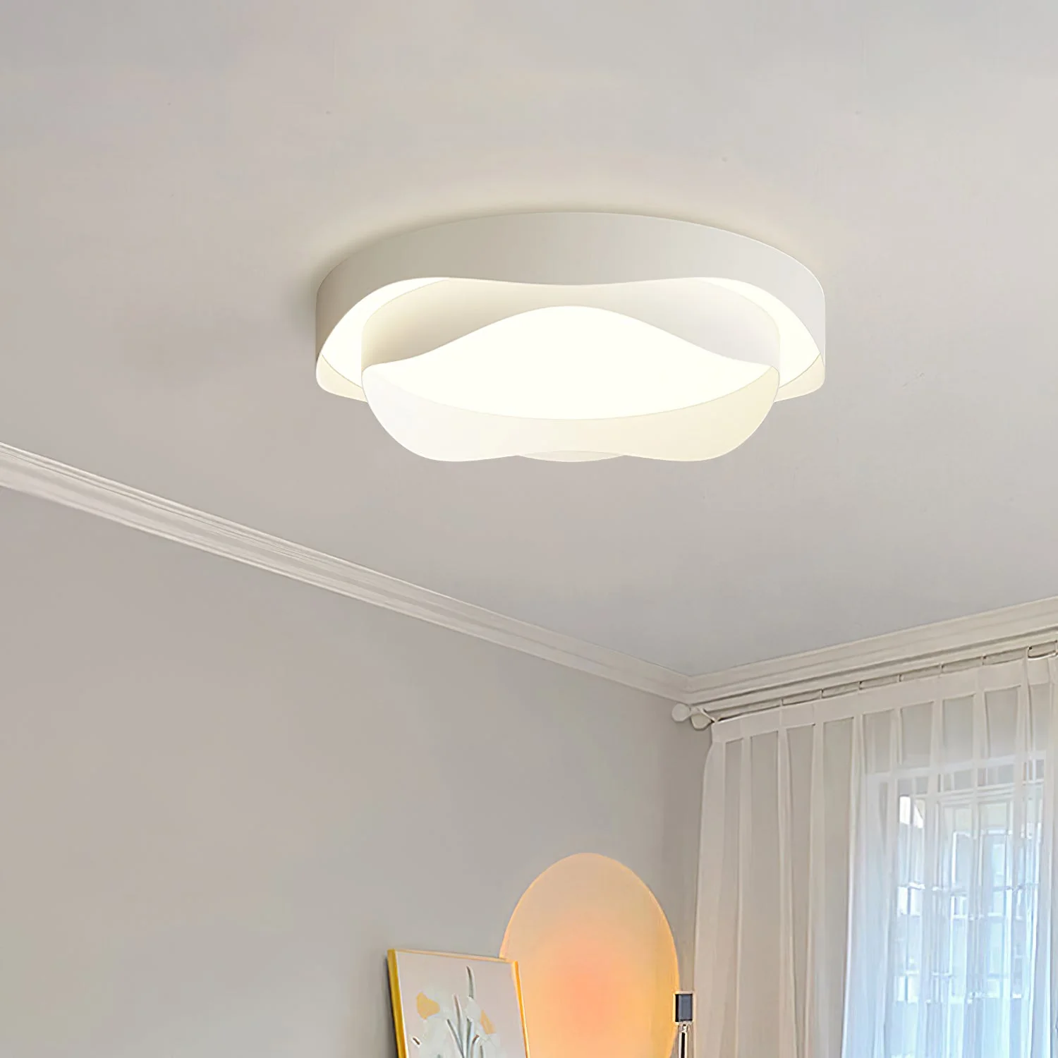 Lustra Ceiling Lamp White for Living Room - Image 7