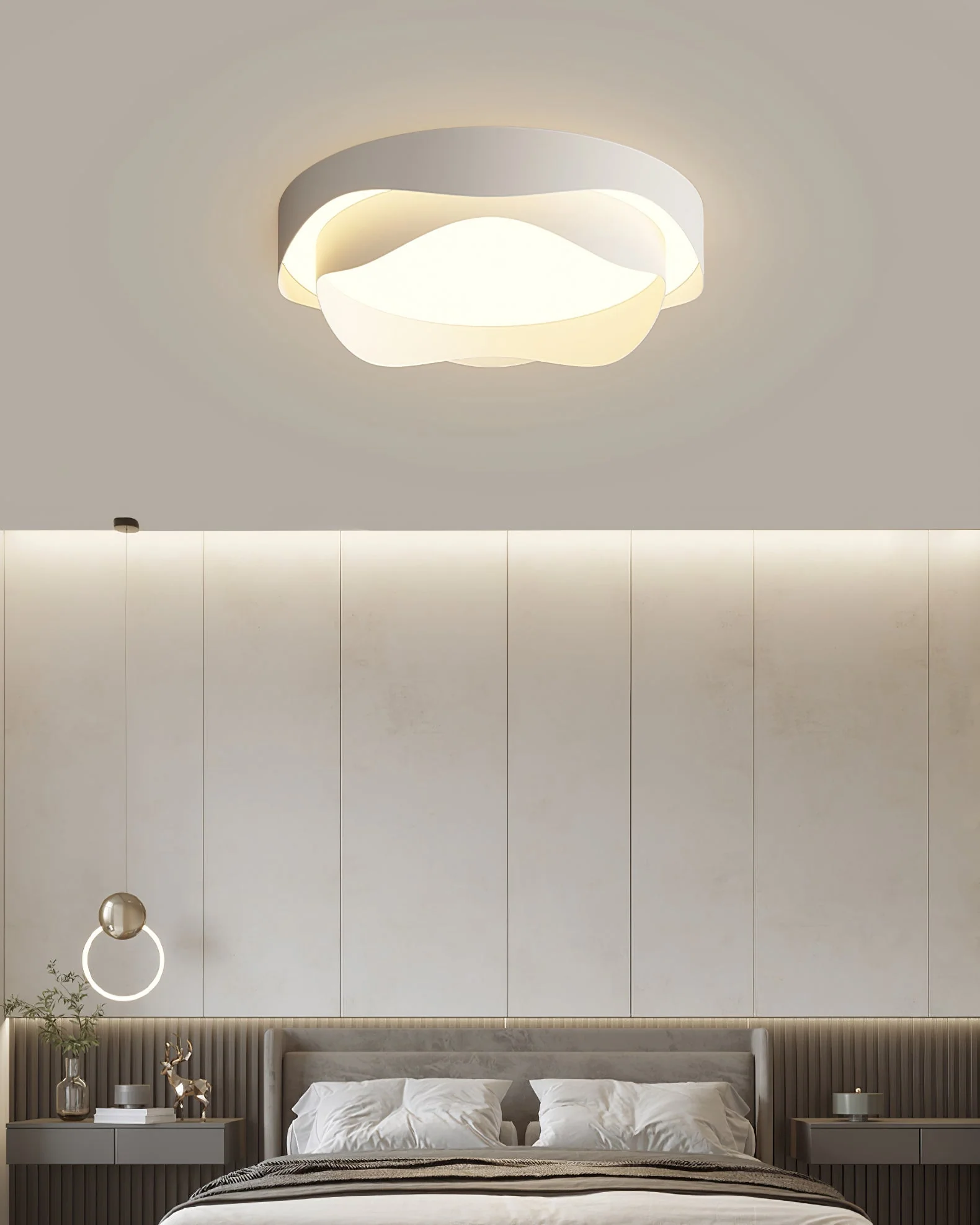 Lustra Ceiling Lamp White for Living Room - Image 9