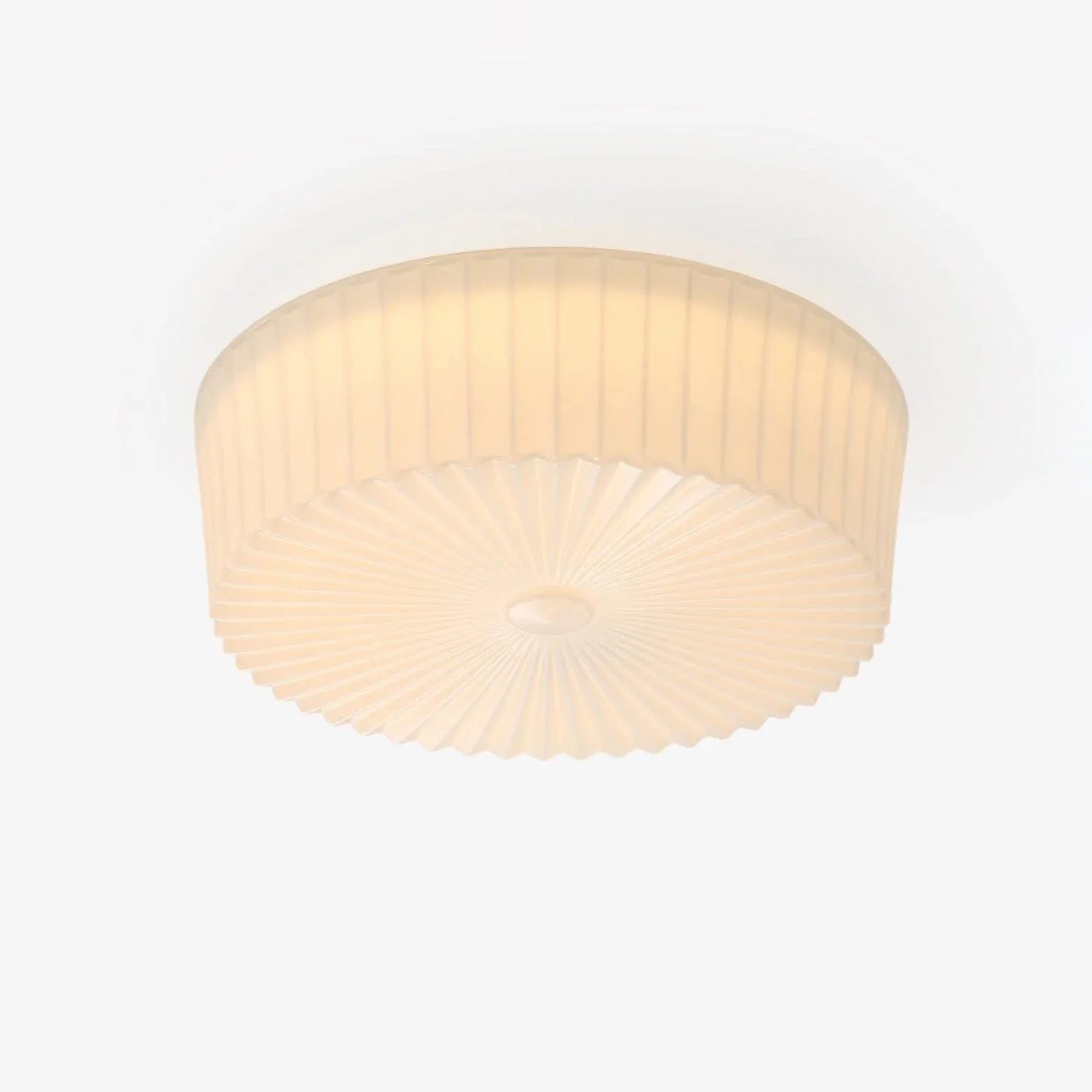 Lustra Ceiling Light Drum Glass Radiant