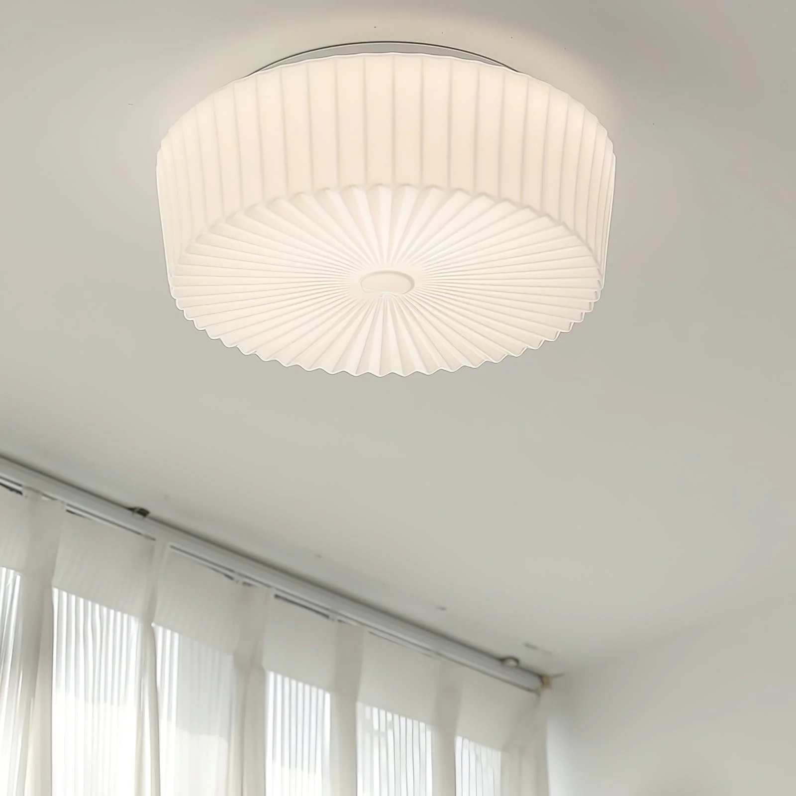 Lustra Ceiling Light Drum Glass Radiant - Image 8