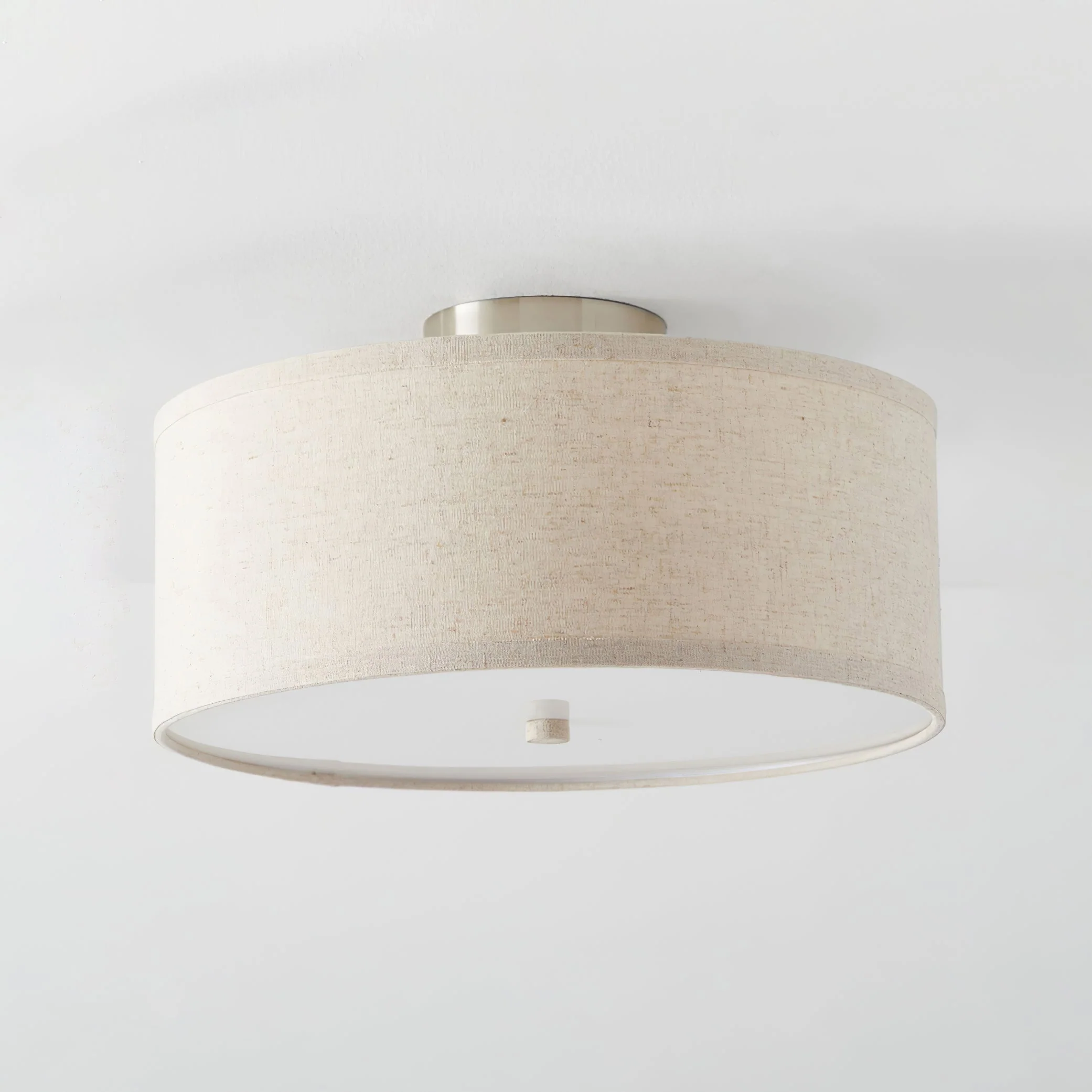 Lustra Ceiling Light Linen Shade Simple Elegant - Image 11