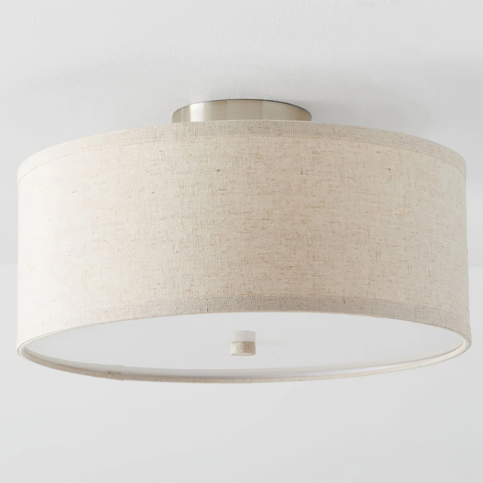 Lustra Ceiling Light Linen Shade Simple Elegant - Image 16