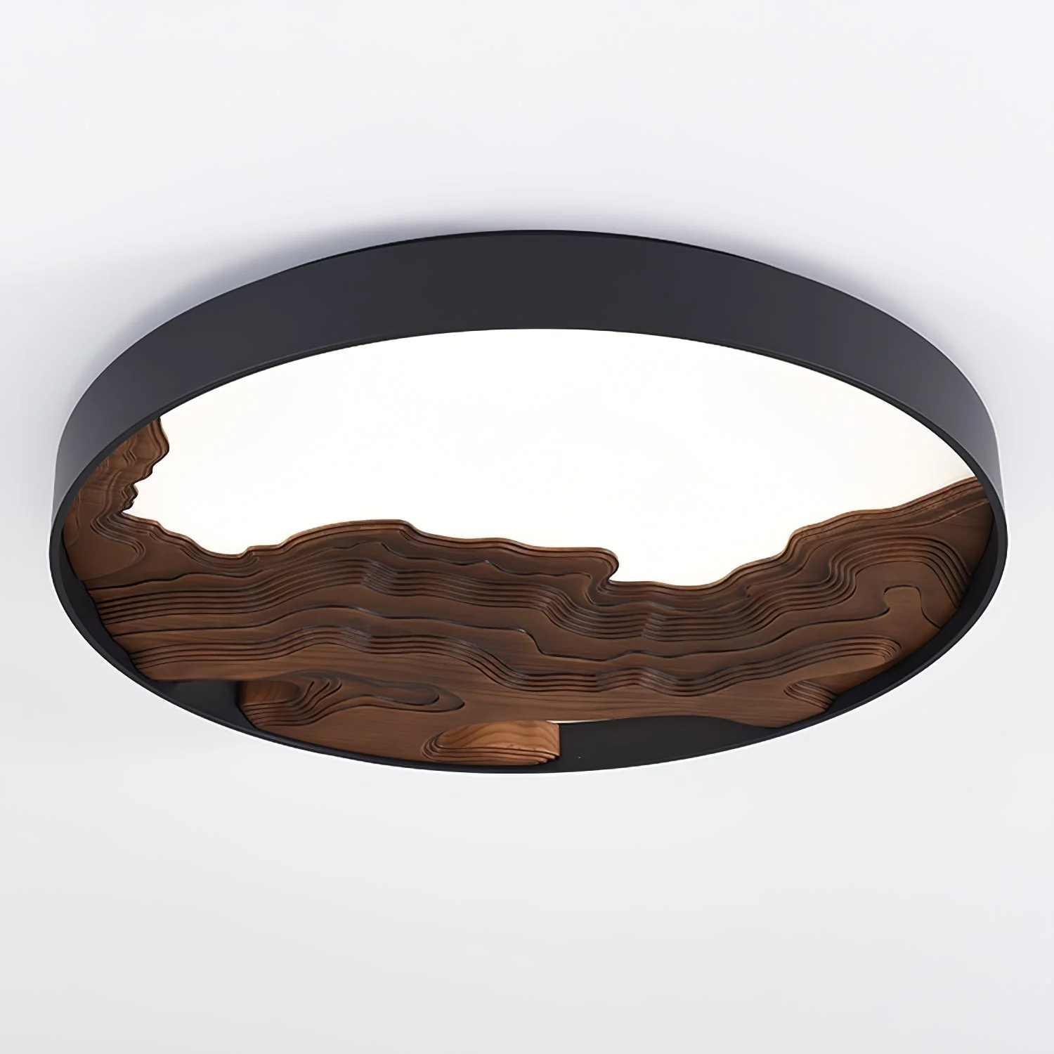 Lustra Ceiling Light Wood Oriental Natural - Image 14