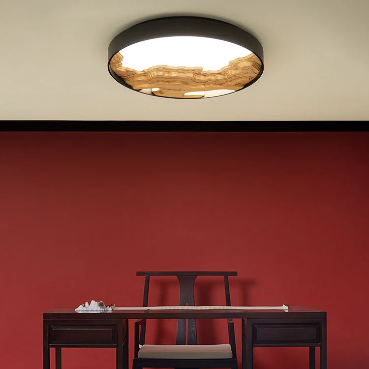 Lustra Ceiling Light Wood Oriental Natural - Image 16