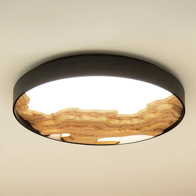 Lustra Ceiling Light Wood Oriental Natural - Image 24