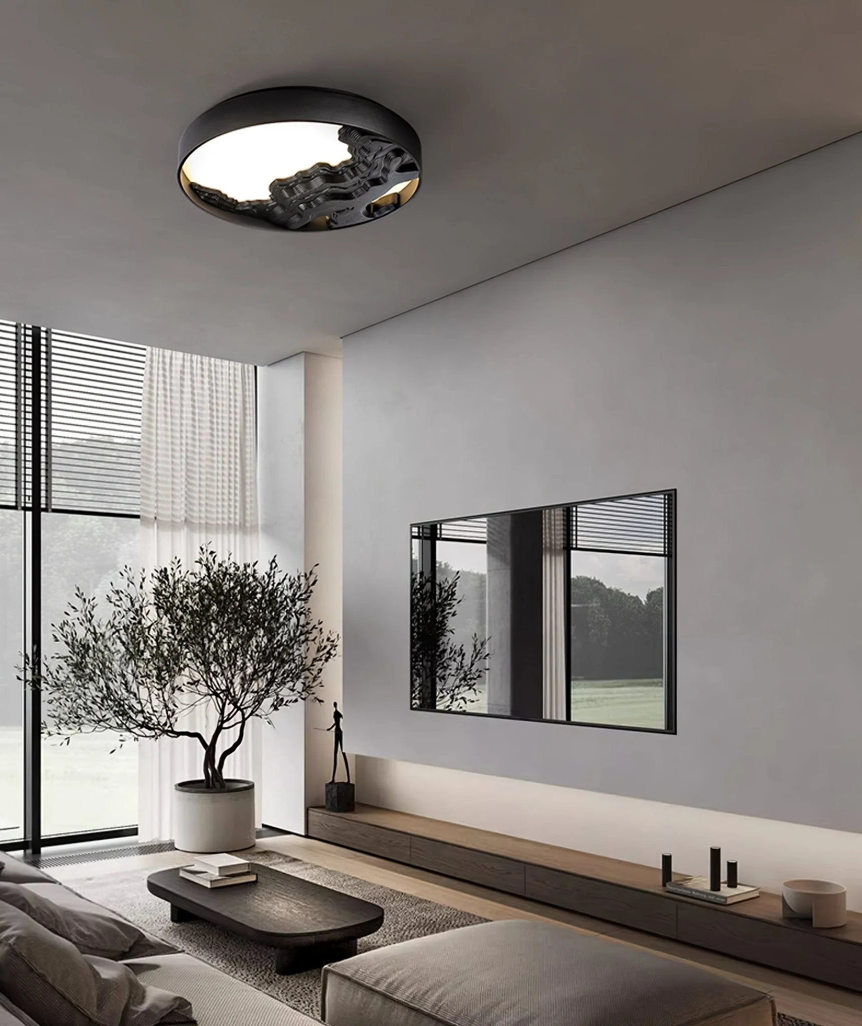 Lustra Ceiling Light Wood Oriental Natural - Image 39