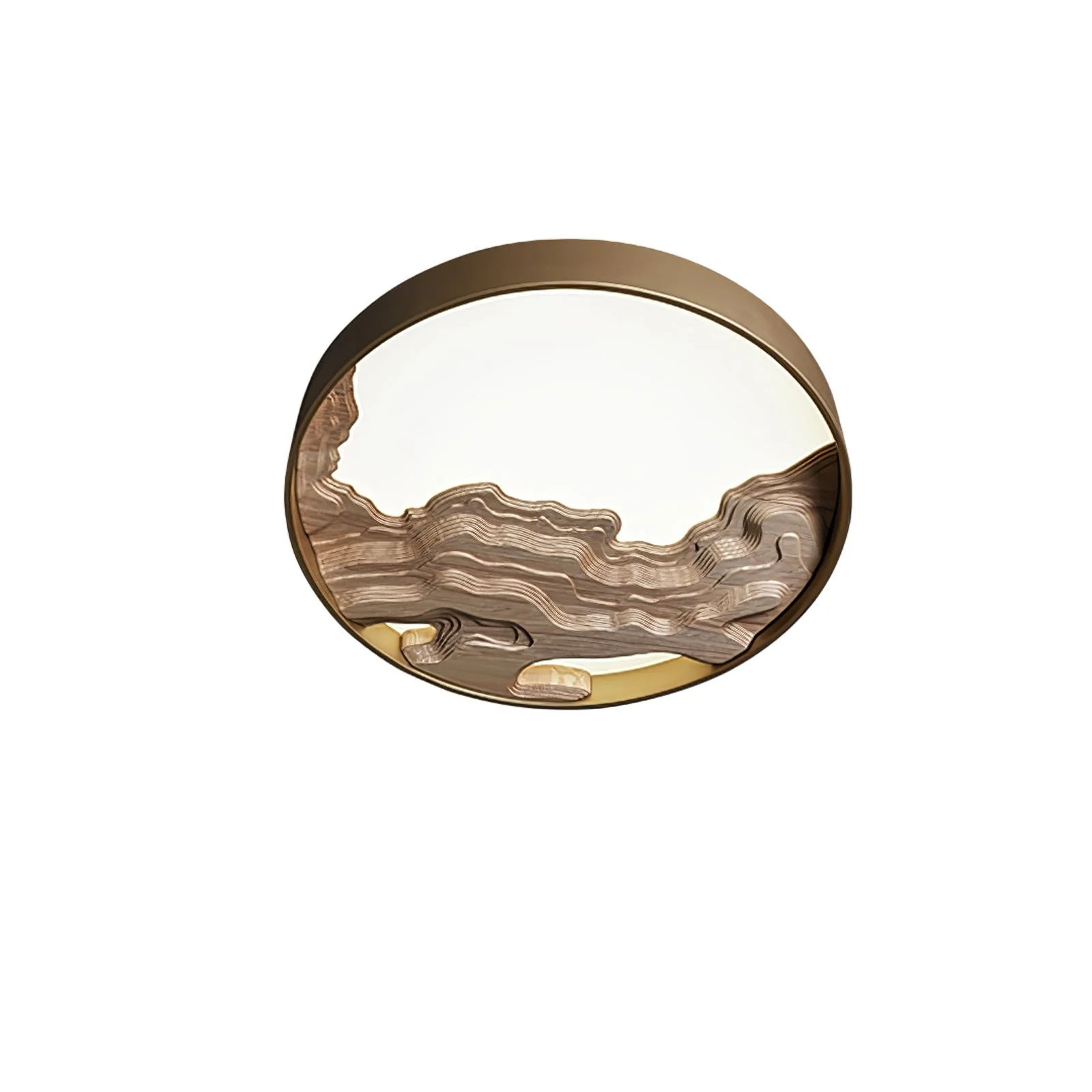 Lustra Ceiling Light Wood Oriental Natural - Image 8