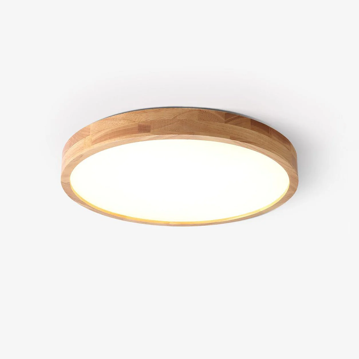 Lustra Ceiling Light Wooden Geometric LED - Image 15