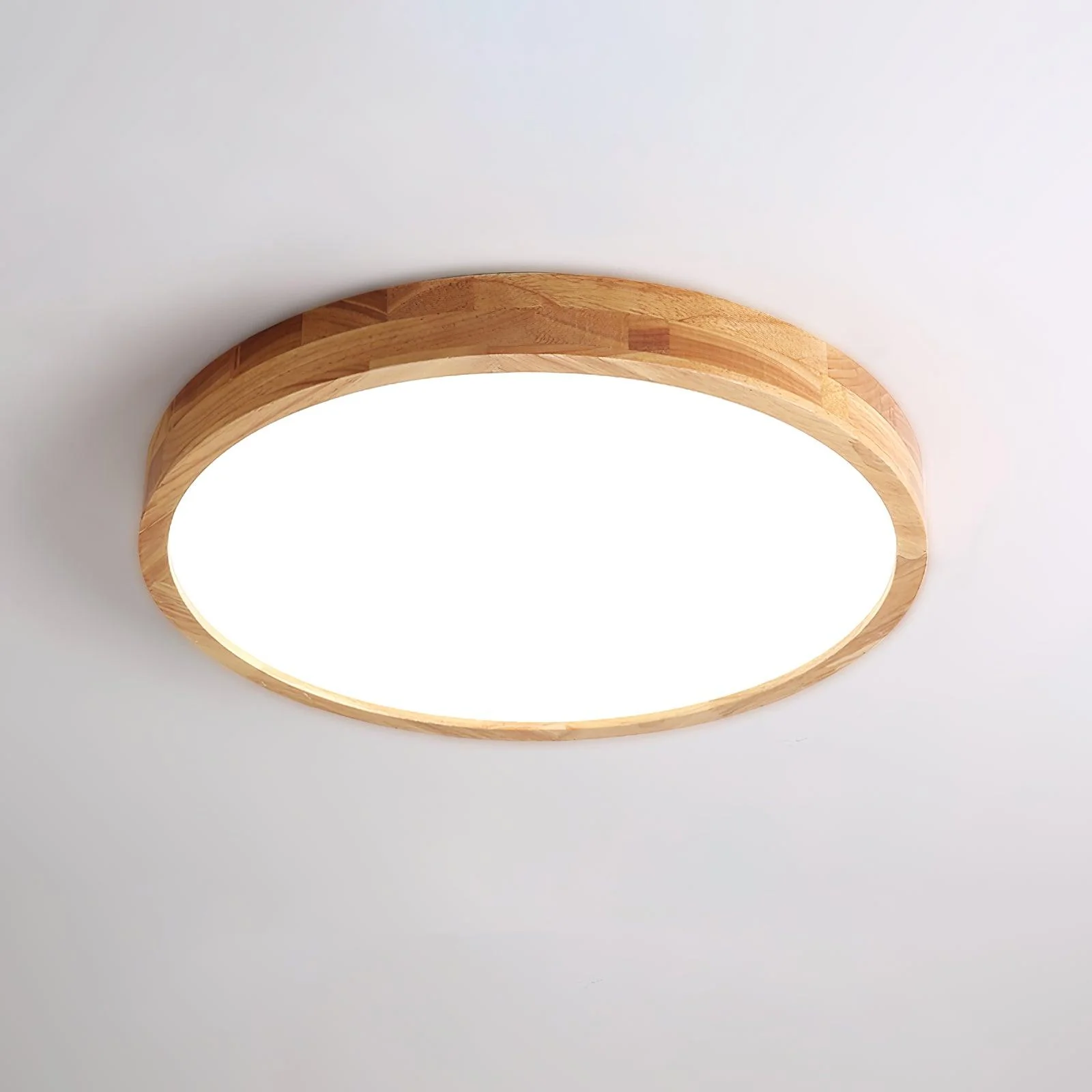 Lustra Ceiling Light Wooden Geometric LED - Image 19