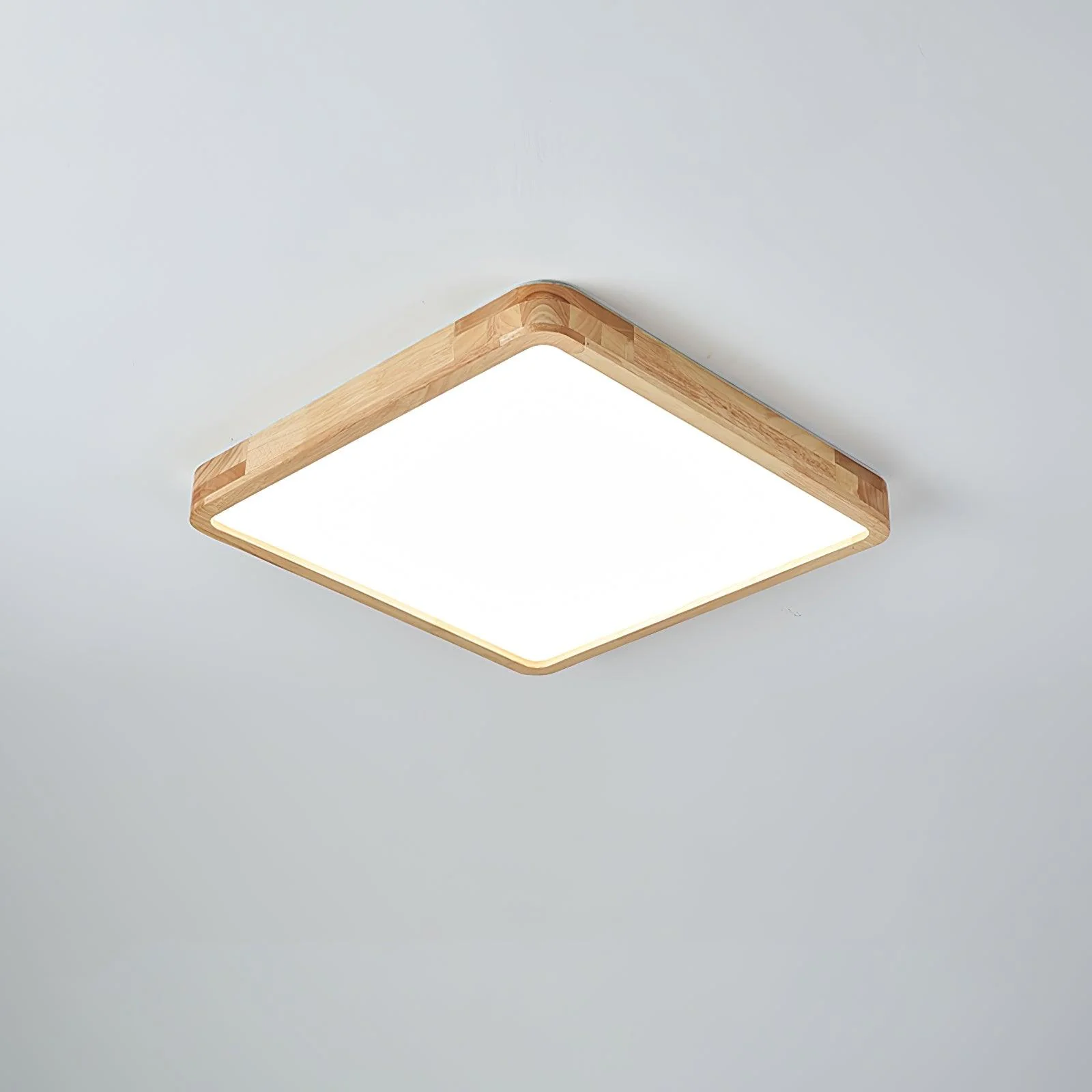 Lustra Ceiling Light Wooden Geometric LED - Image 27