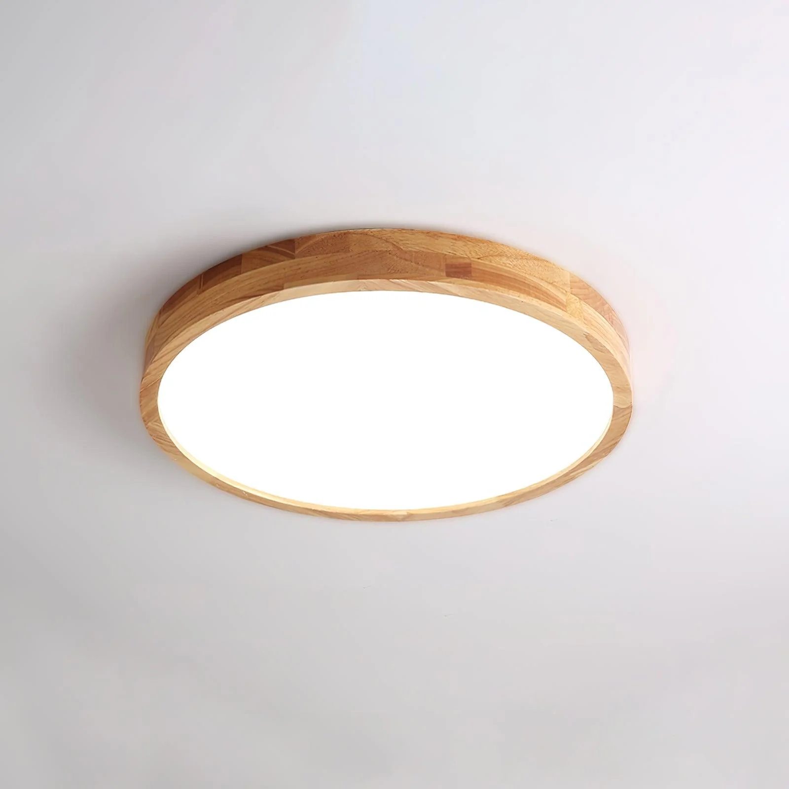 Lustra Ceiling Light Wooden Geometric LED - Image 30