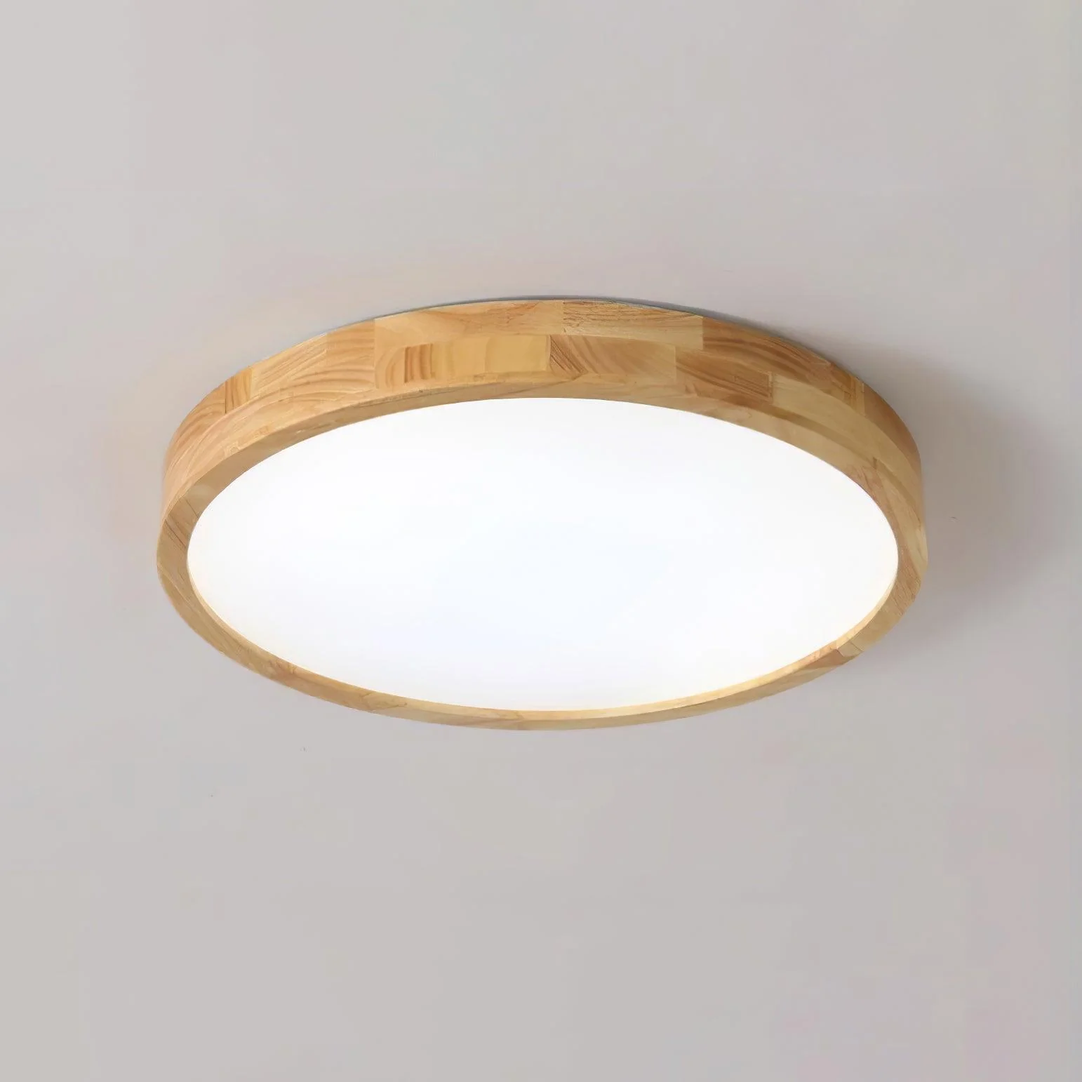 Lustra Ceiling Light Wooden Geometric LED - Image 32