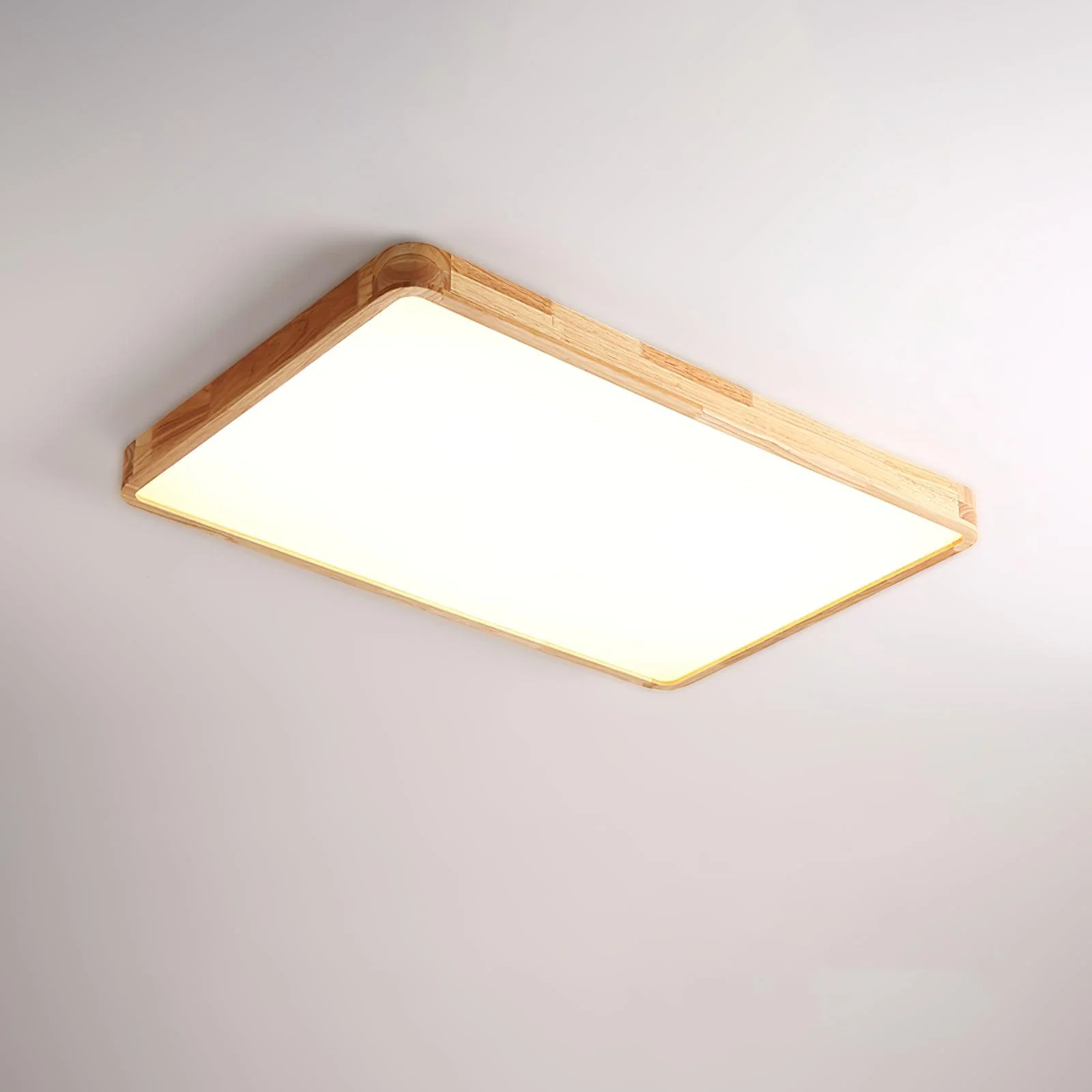 Lustra Ceiling Light Wooden Geometric LED - Image 39