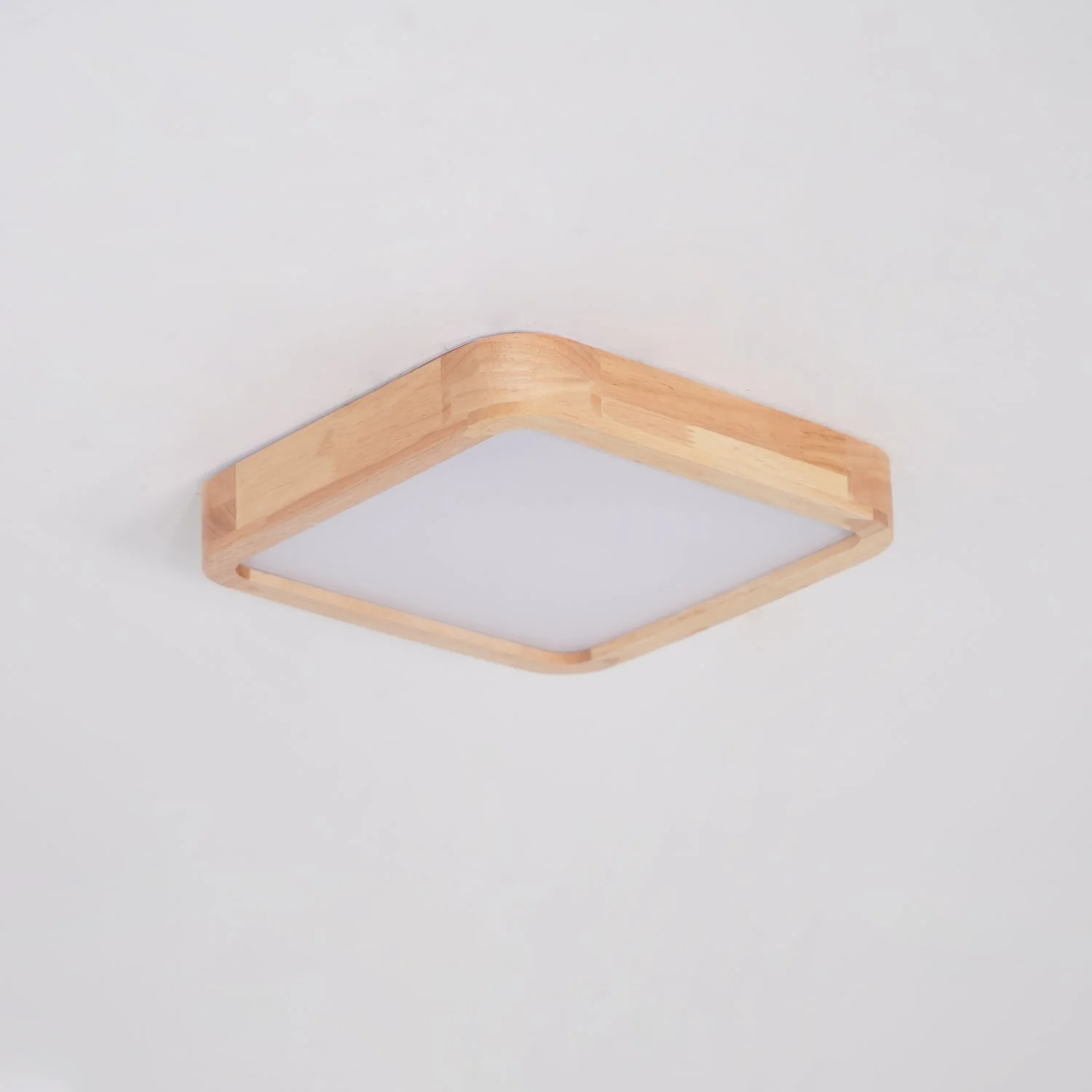 Lustra Ceiling Light Wooden Geometric LED - Image 41