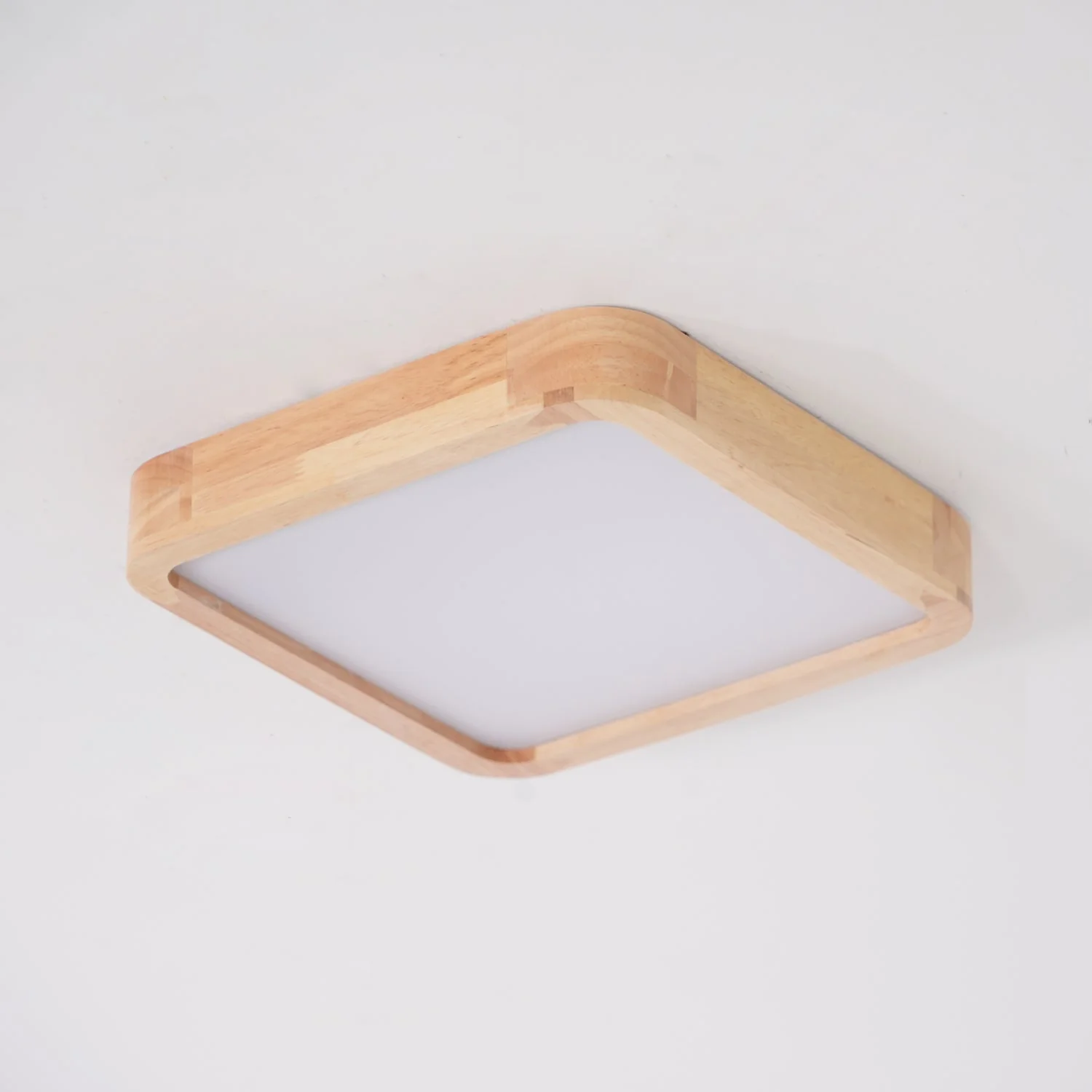 Lustra Ceiling Light Wooden Geometric LED - Image 43