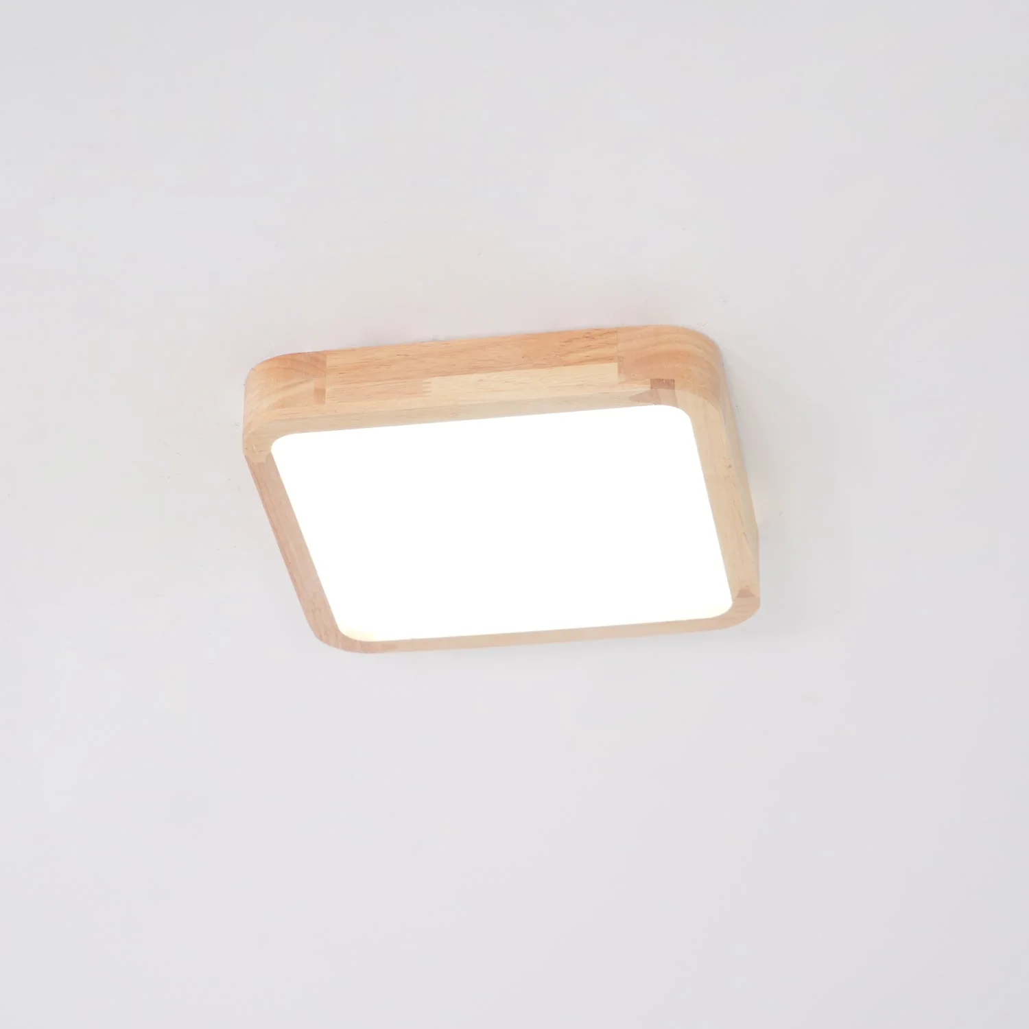 Lustra Ceiling Light Wooden Geometric LED - Image 44