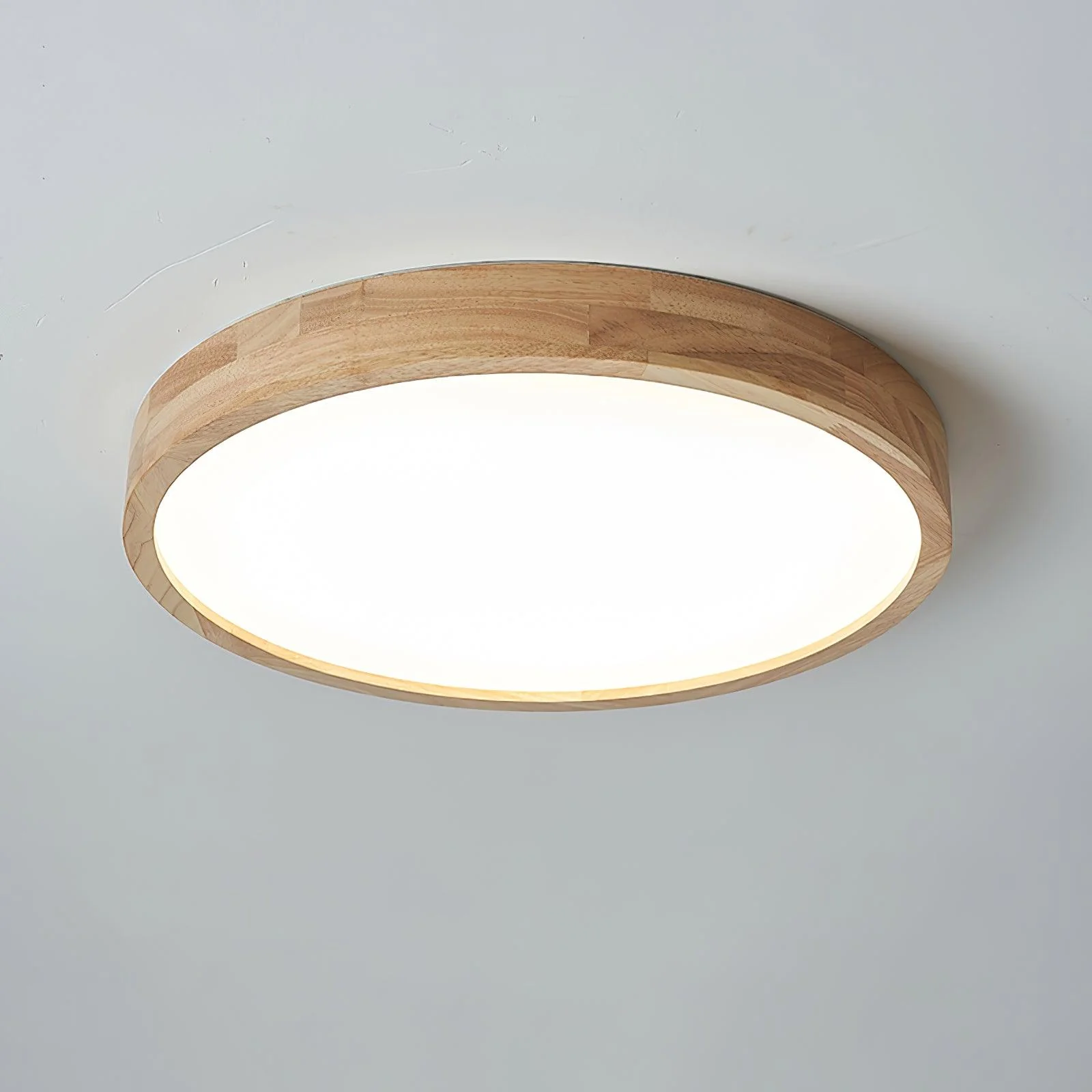 Lustra Ceiling Light Wooden Geometric LED - Image 51