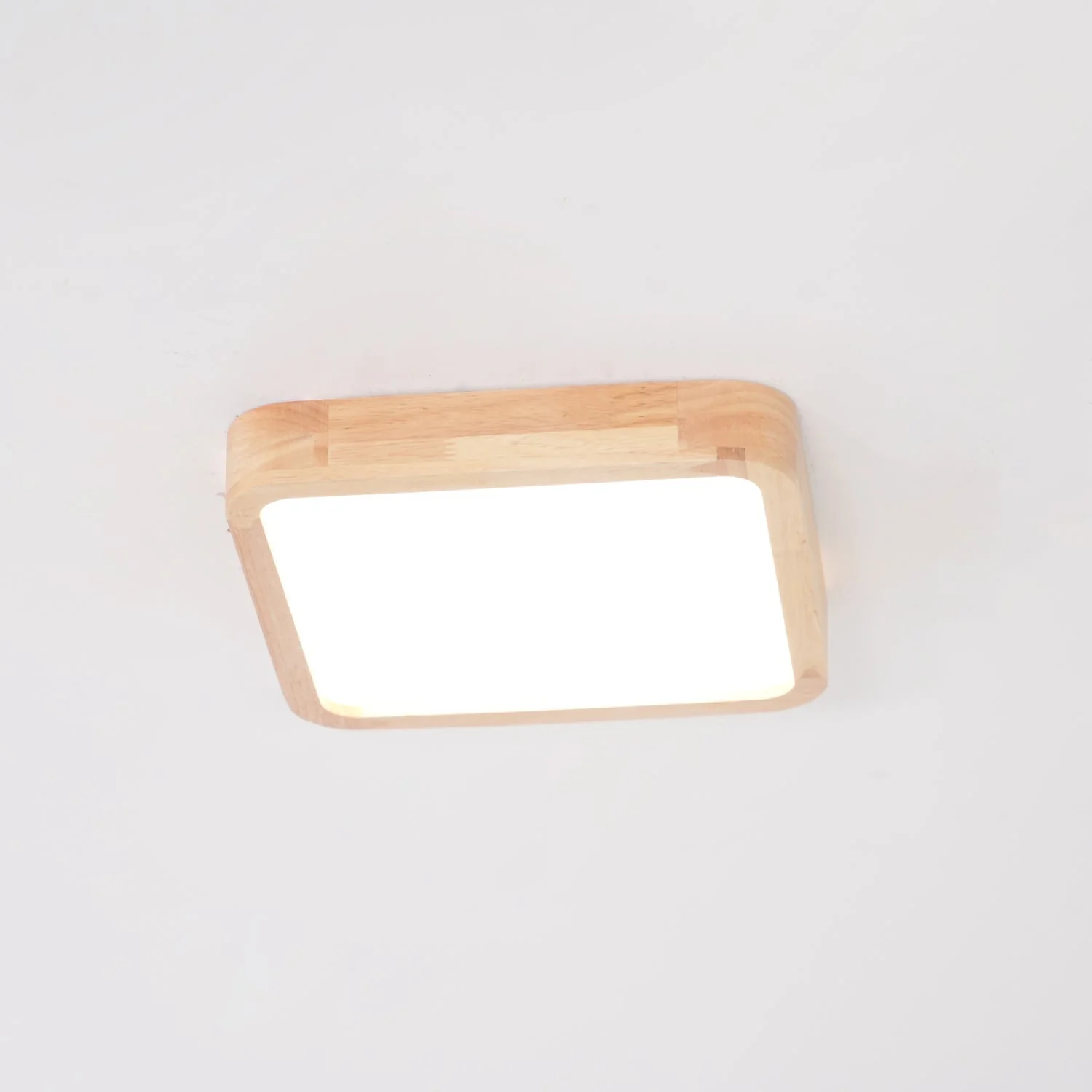 Lustra Ceiling Light Wooden Geometric LED - Image 64