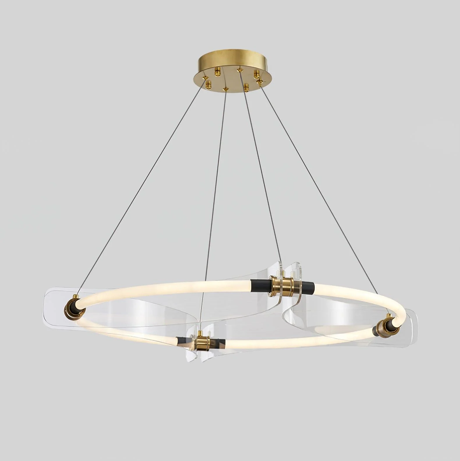 Lustra Chandelier Gold Dining - Image 2