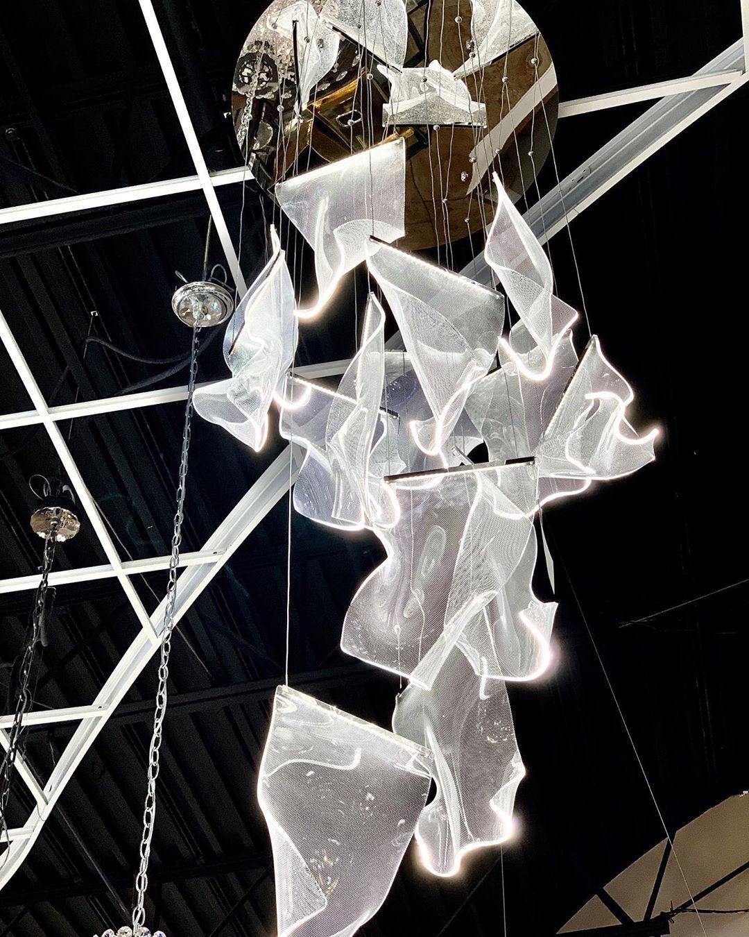 Lustra Chandelier LED Abstract Floating - Image 20
