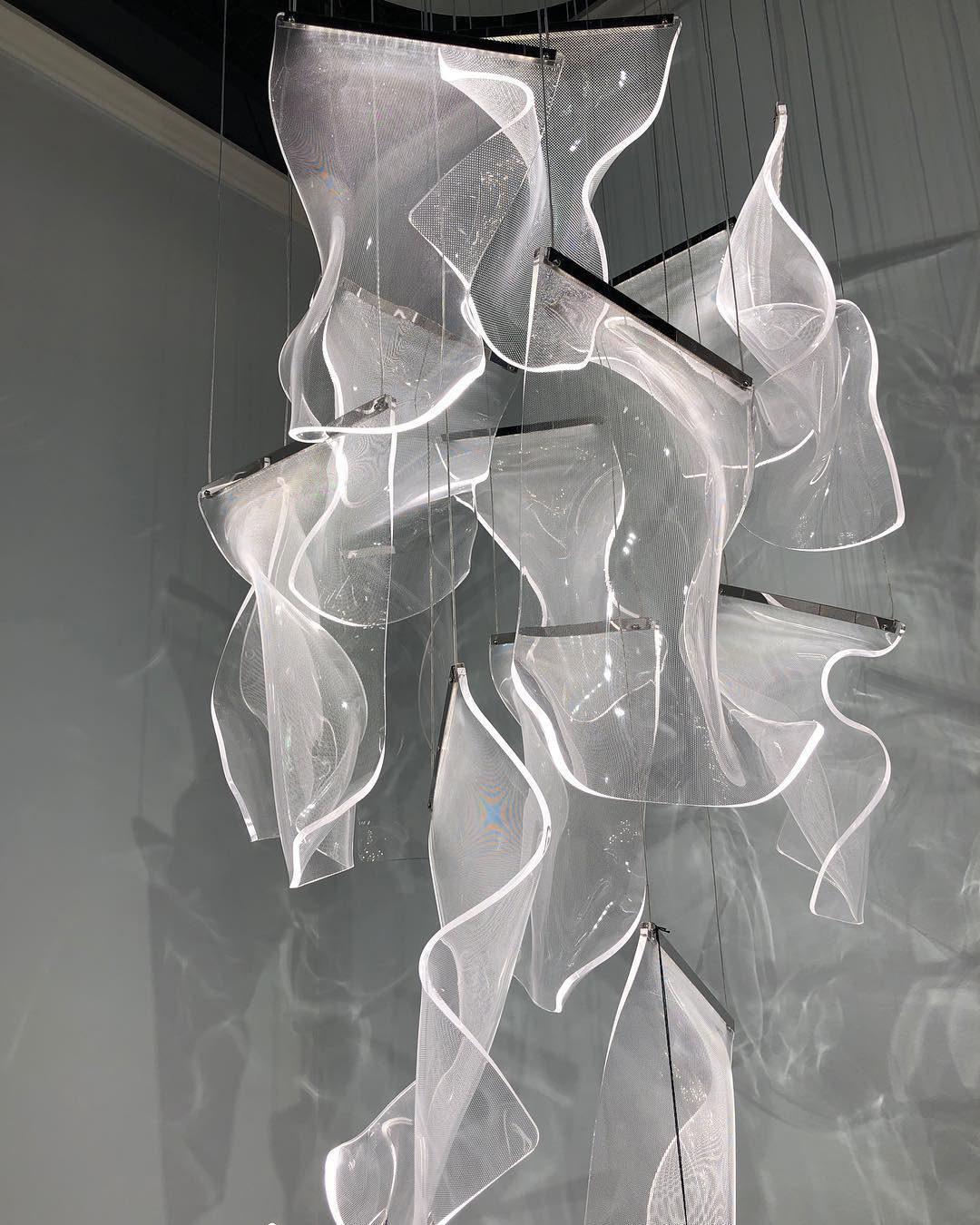 Lustra Chandelier LED Abstract Floating - Image 25