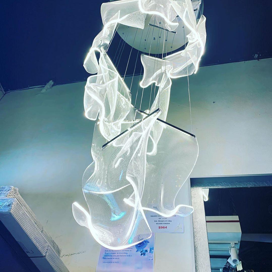 Lustra Chandelier LED Abstract Floating - Image 31