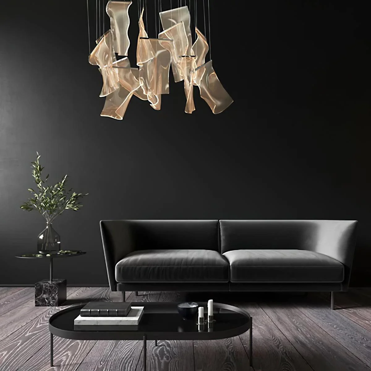 Lustra Chandelier LED Abstract Floating - Image 34