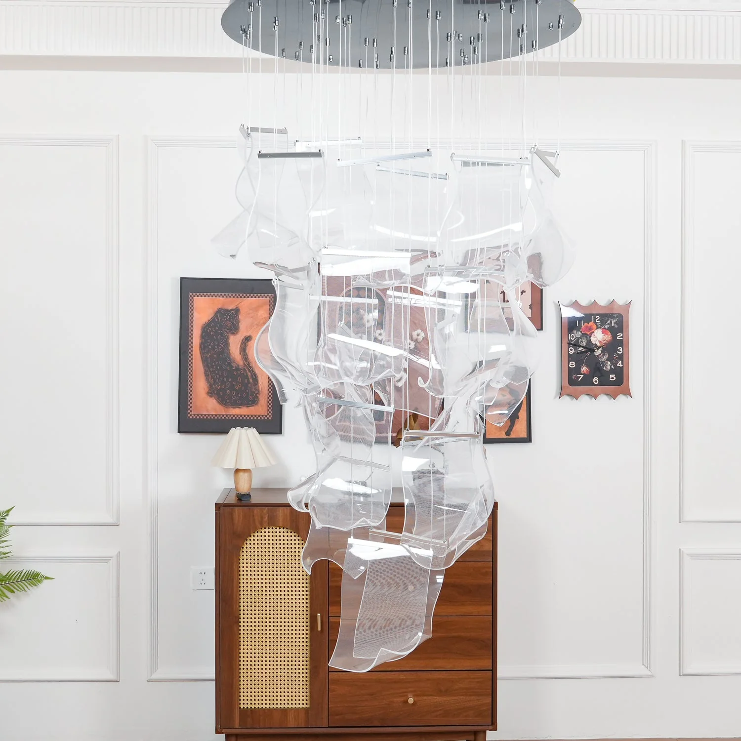 Lustra Chandelier LED Abstract Floating - Image 40