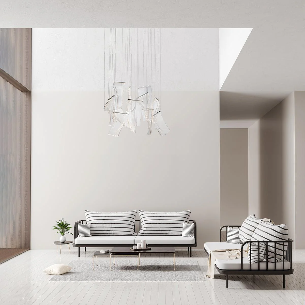 Lustra Chandelier LED Abstract Floating - Image 45