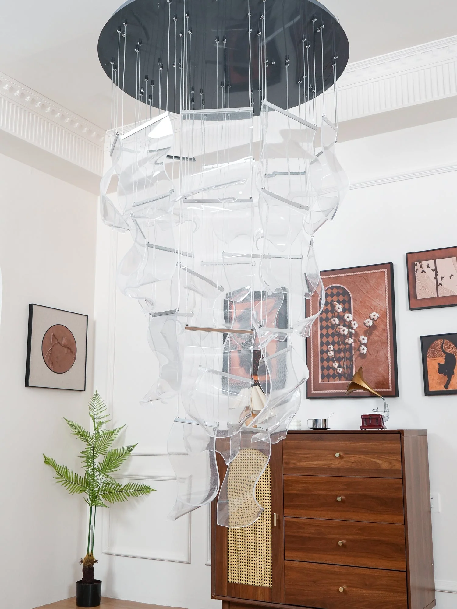 Lustra Chandelier LED Abstract Floating - Image 50